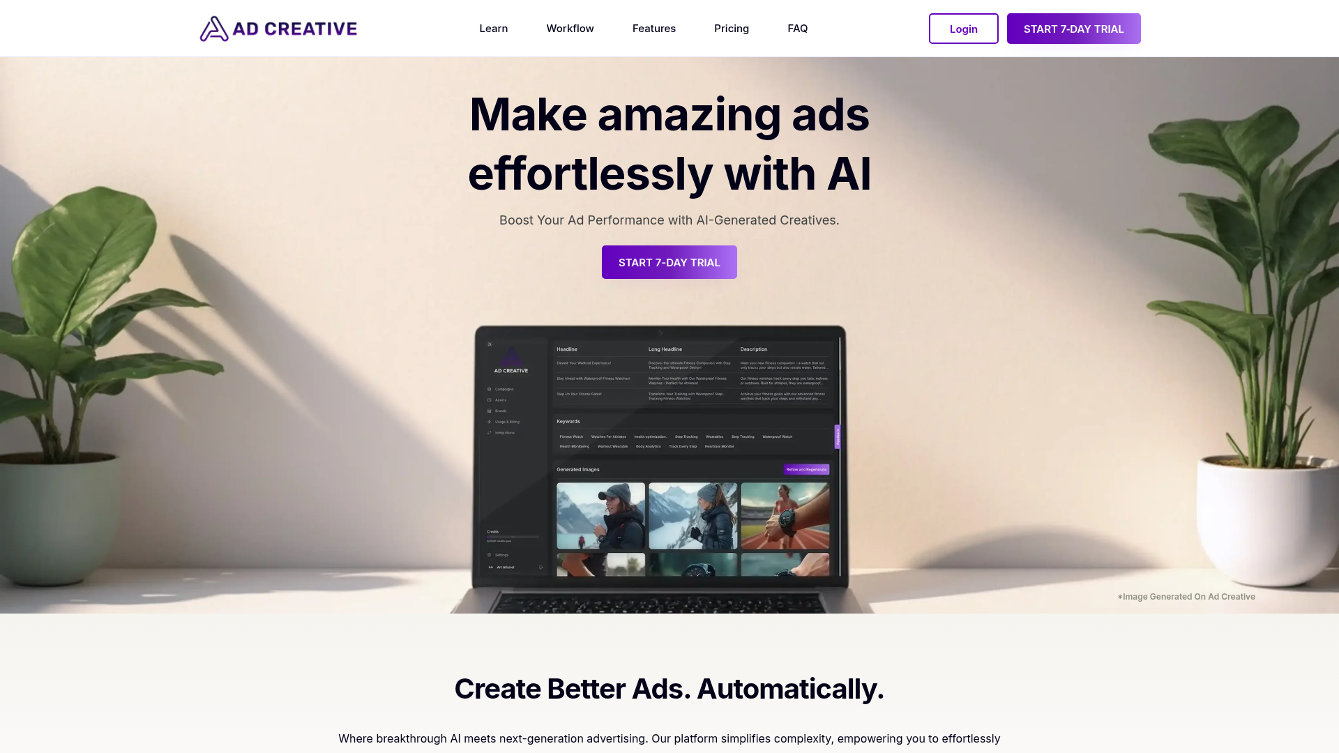 AdCreative screenshot