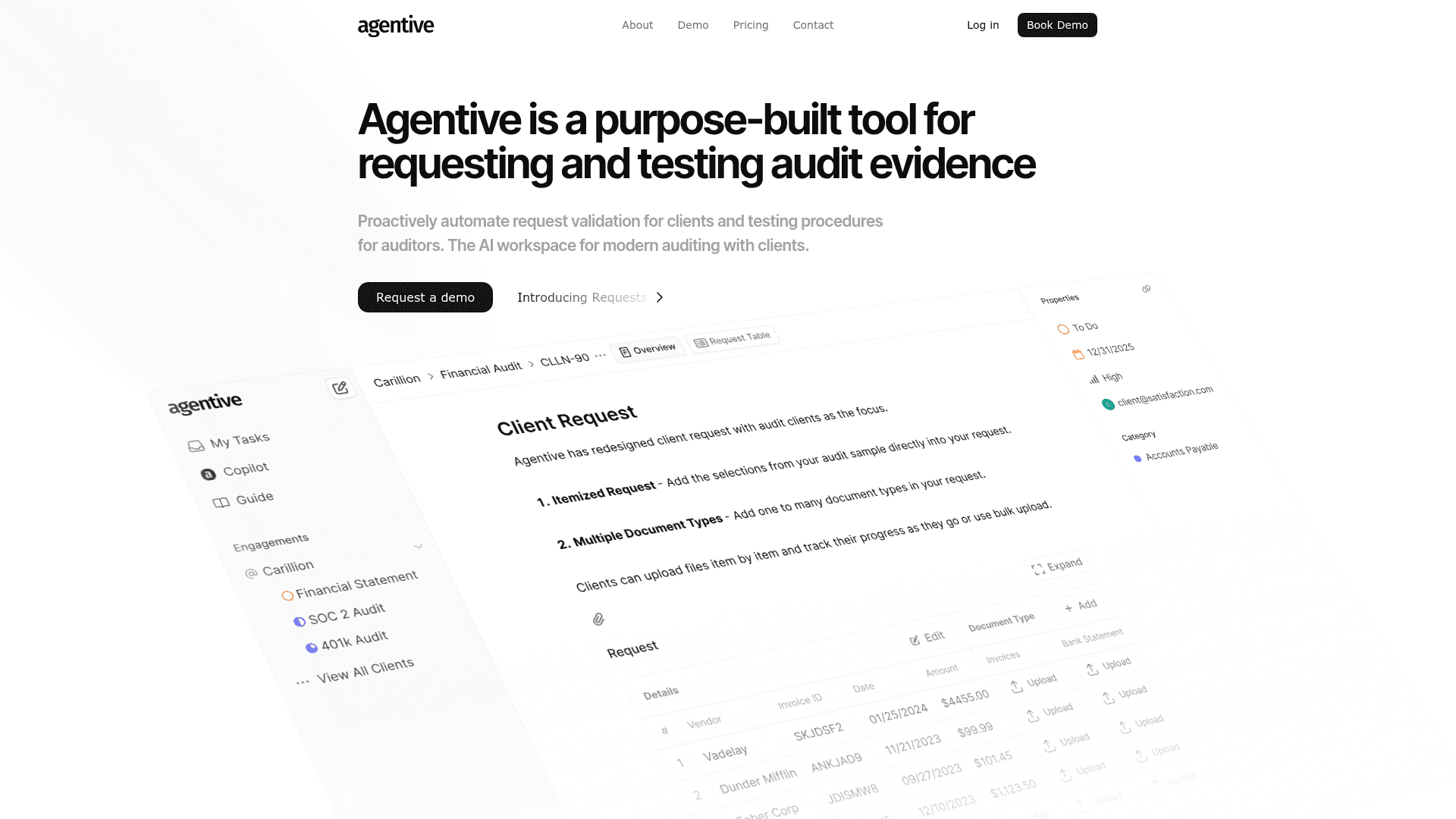 Agentive screenshot