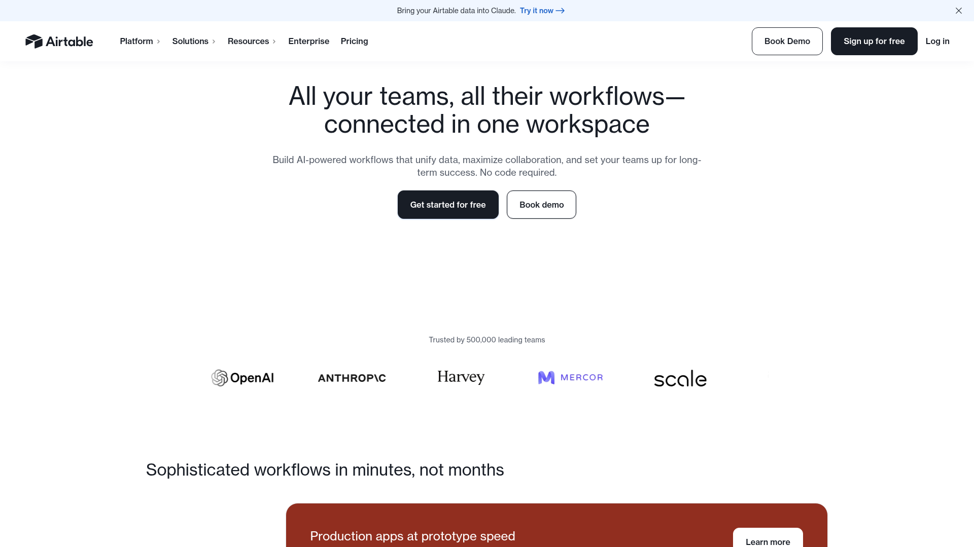 Airtable screenshot