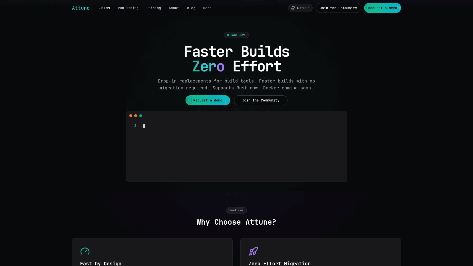 Attune screenshot