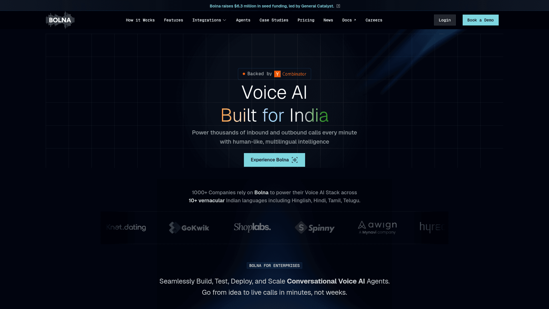 Bolna AI screenshot