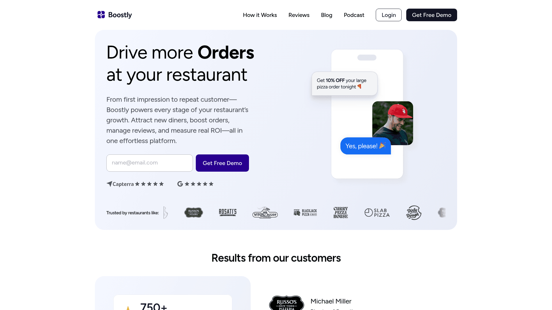 Boostly screenshot