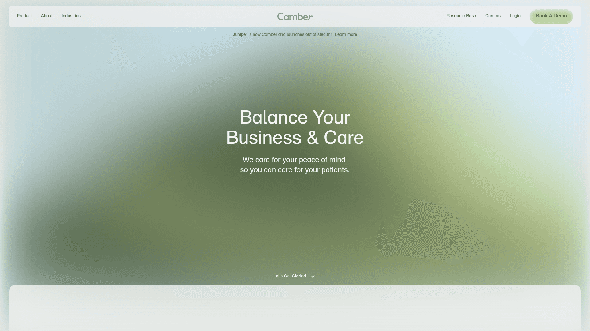 Camber screenshot