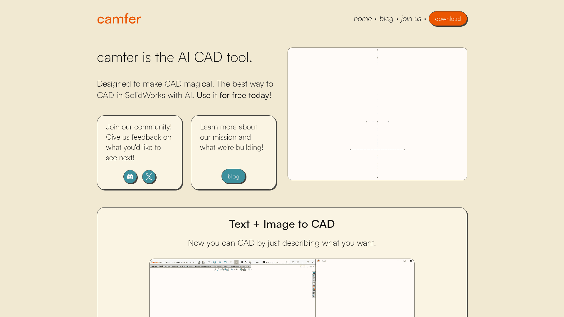 camfer screenshot