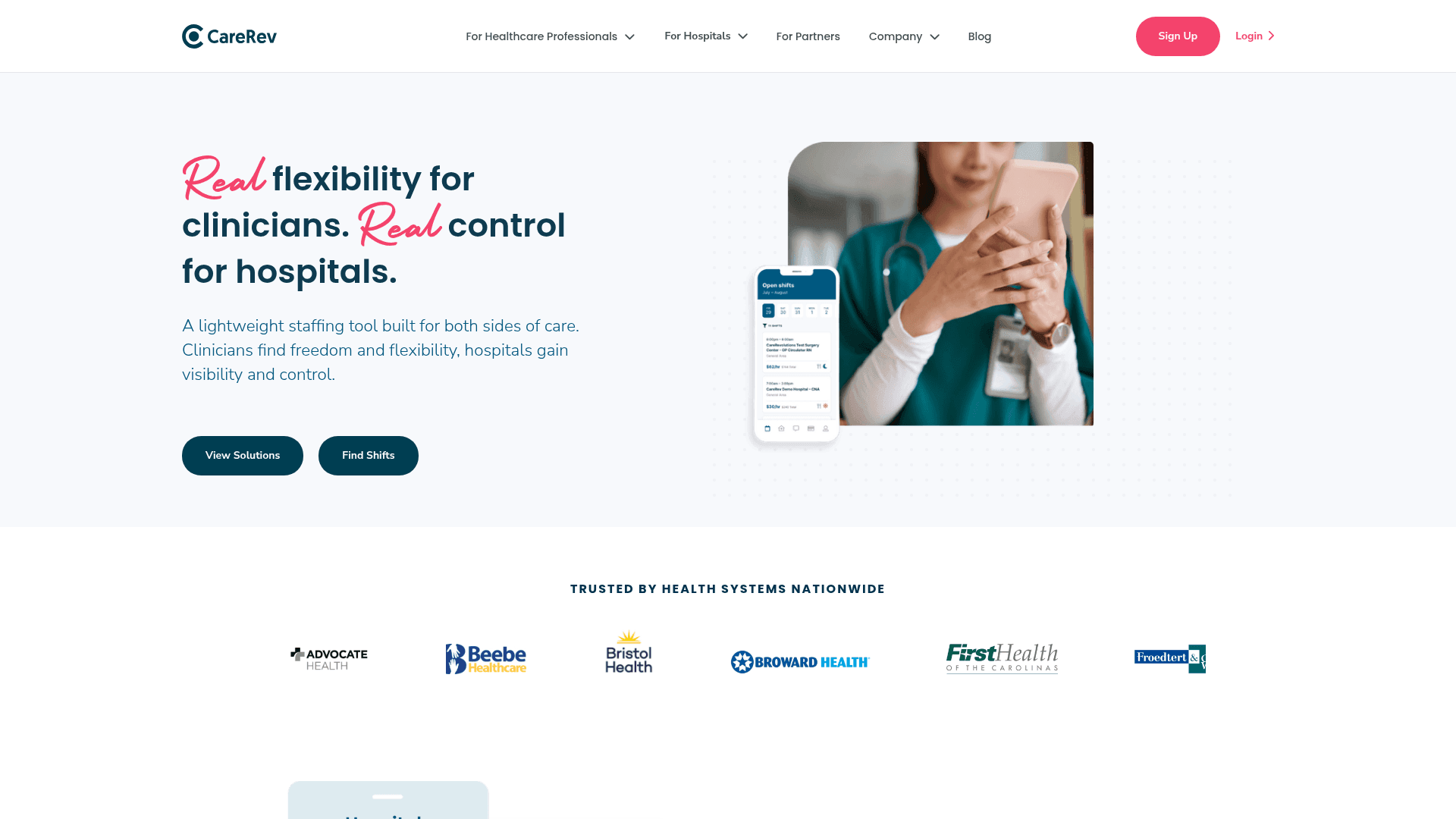 CareRev screenshot