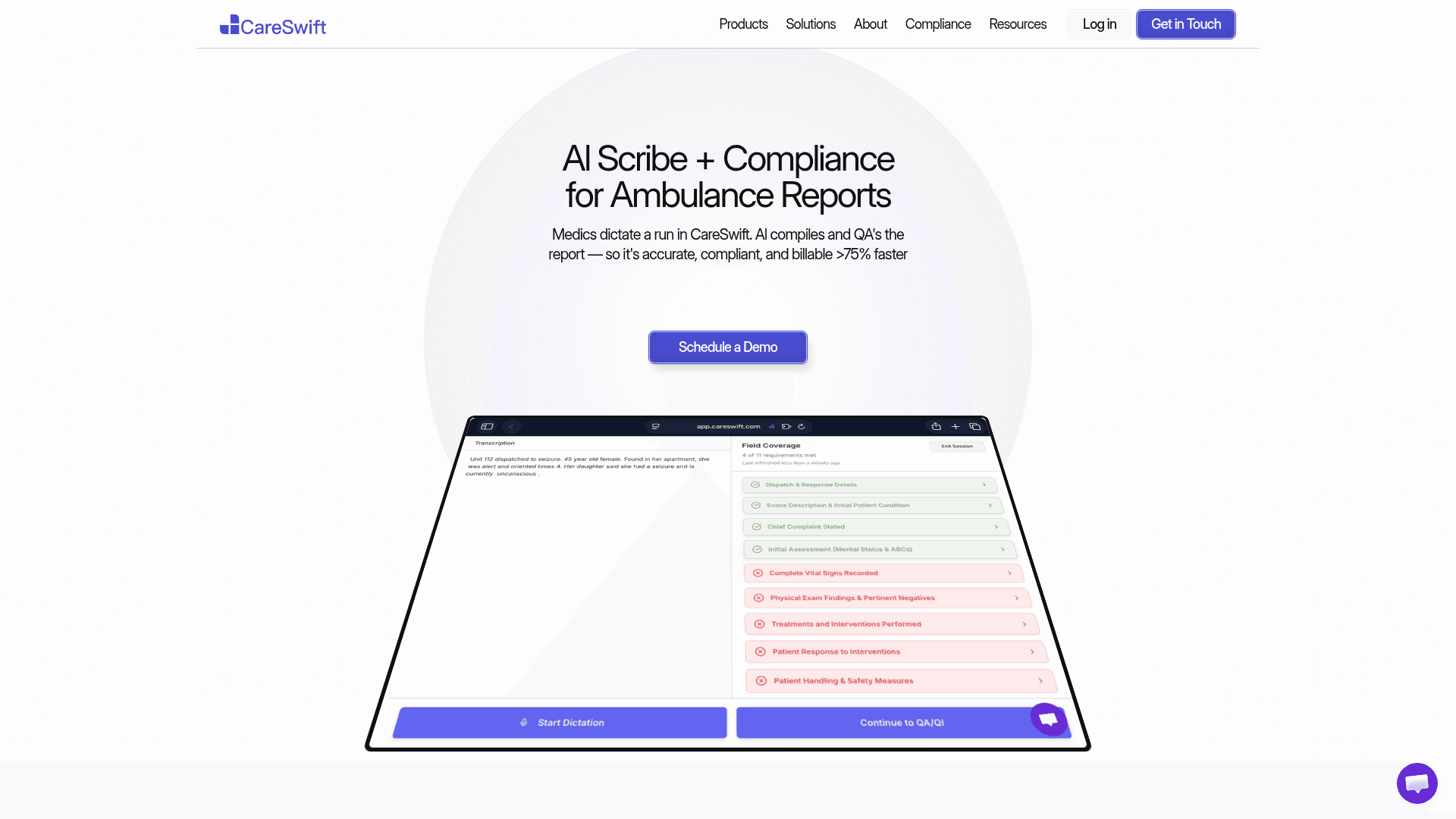 CareSwift screenshot
