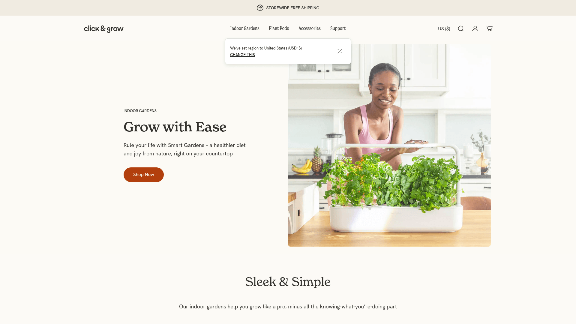 Click & Grow screenshot