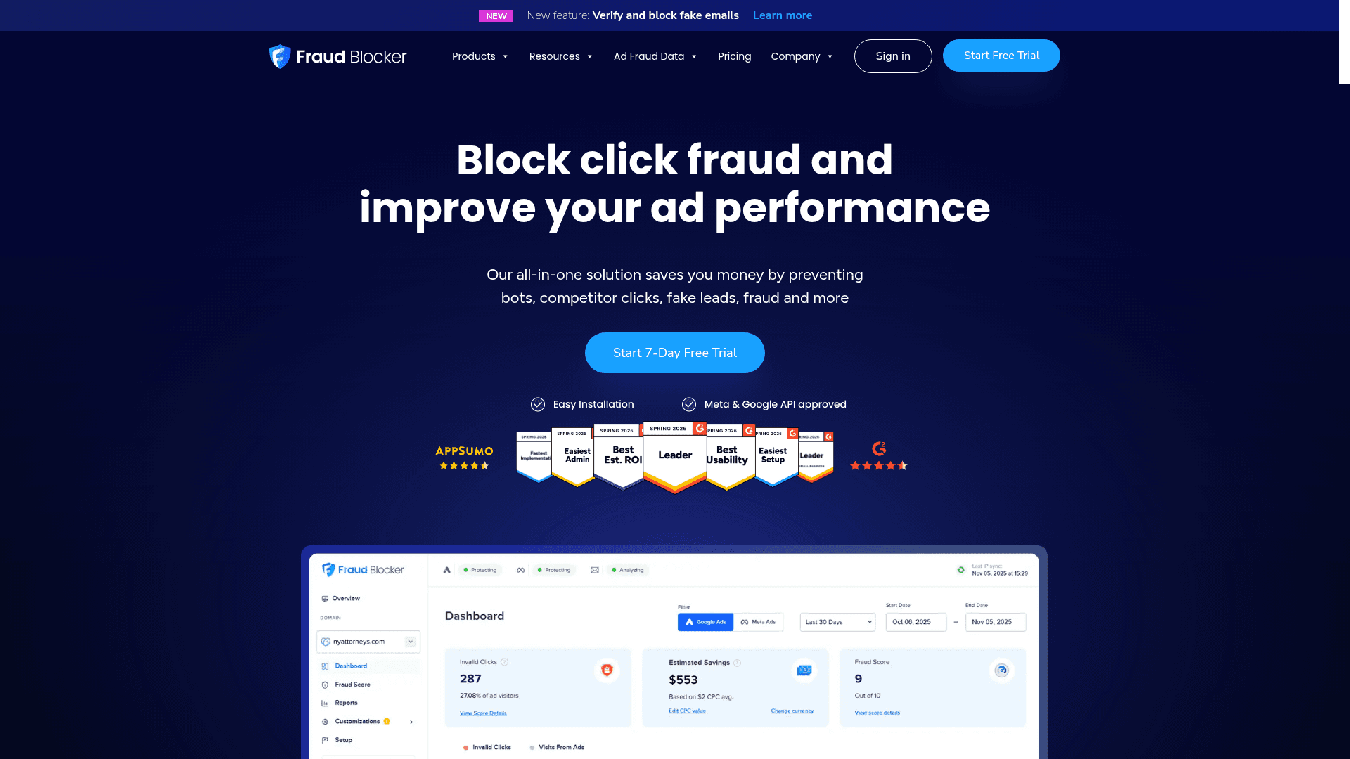 Clickfacts screenshot