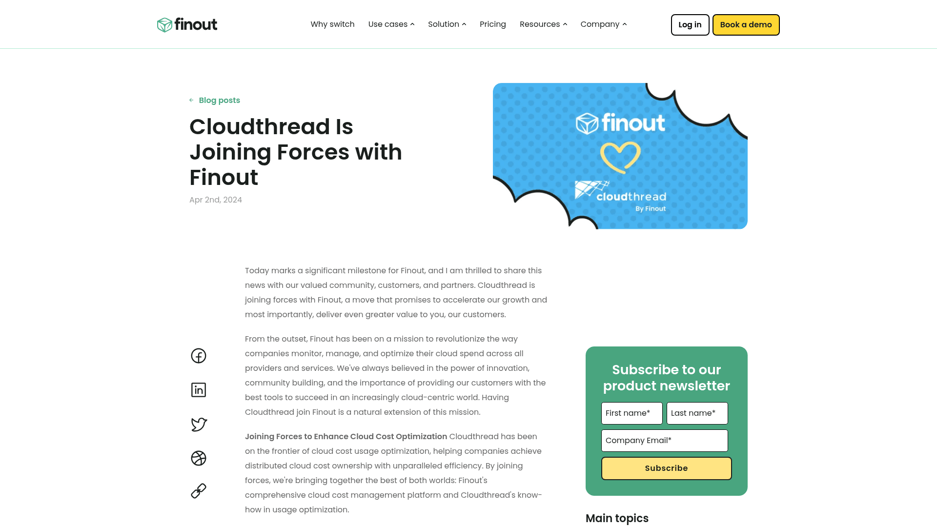 Cloudthread screenshot