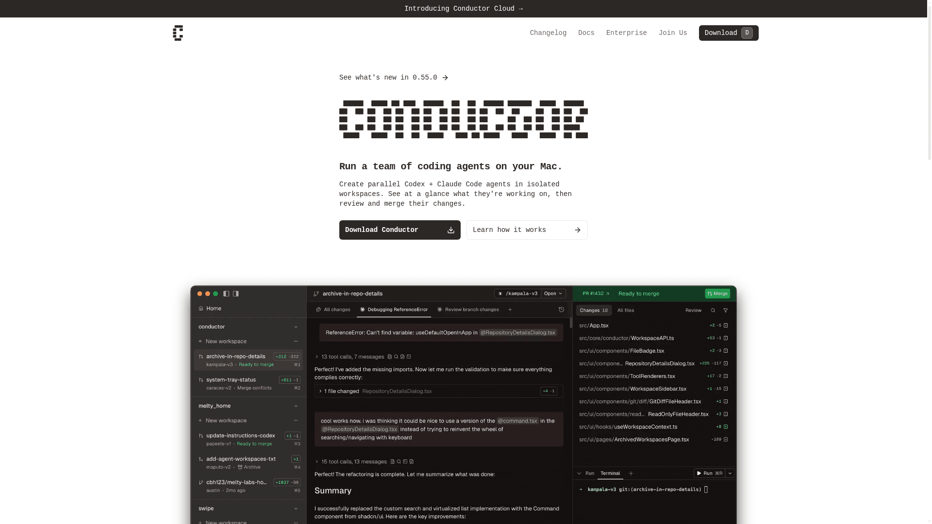 Conductor screenshot