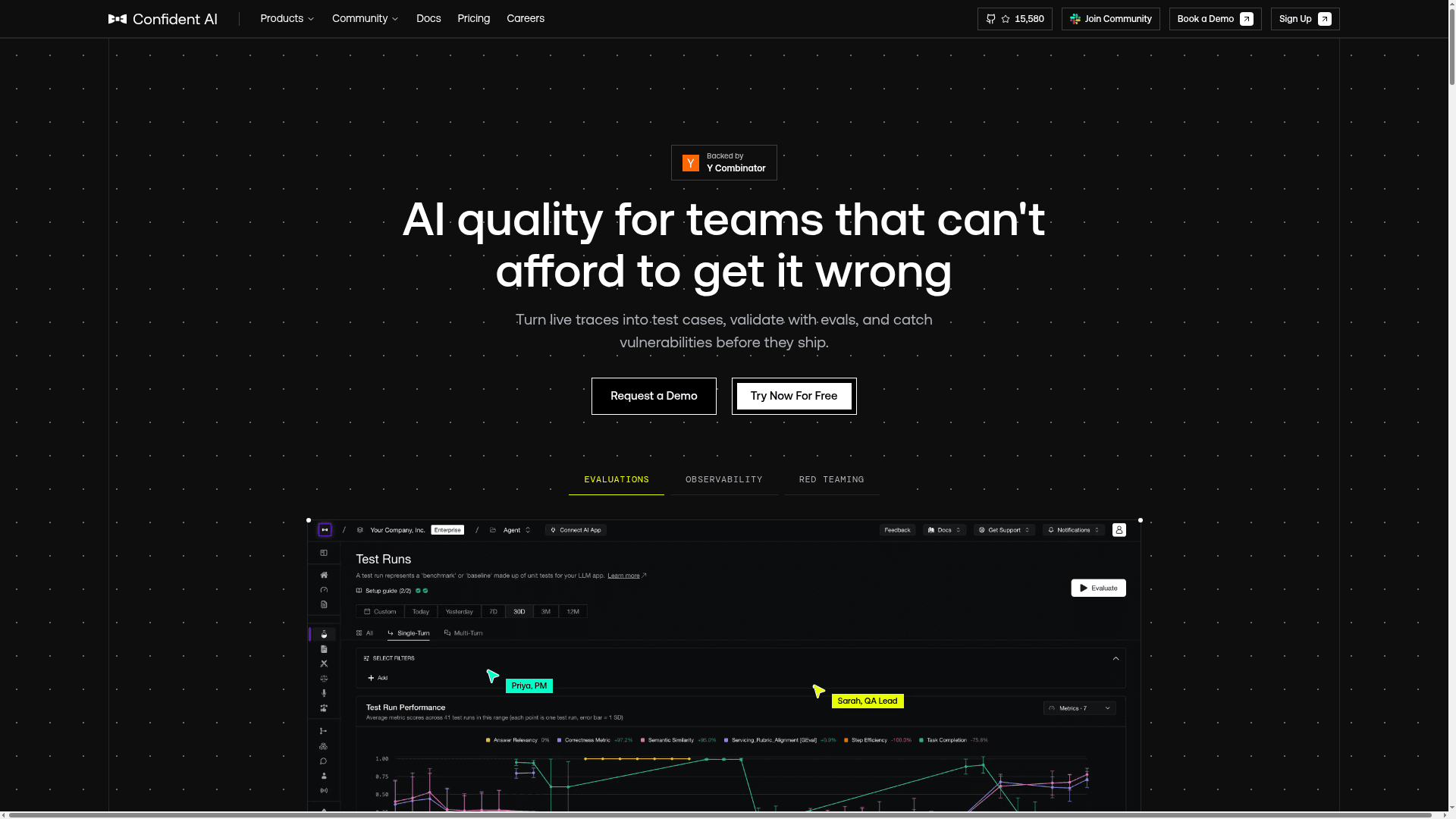 Confident AI screenshot
