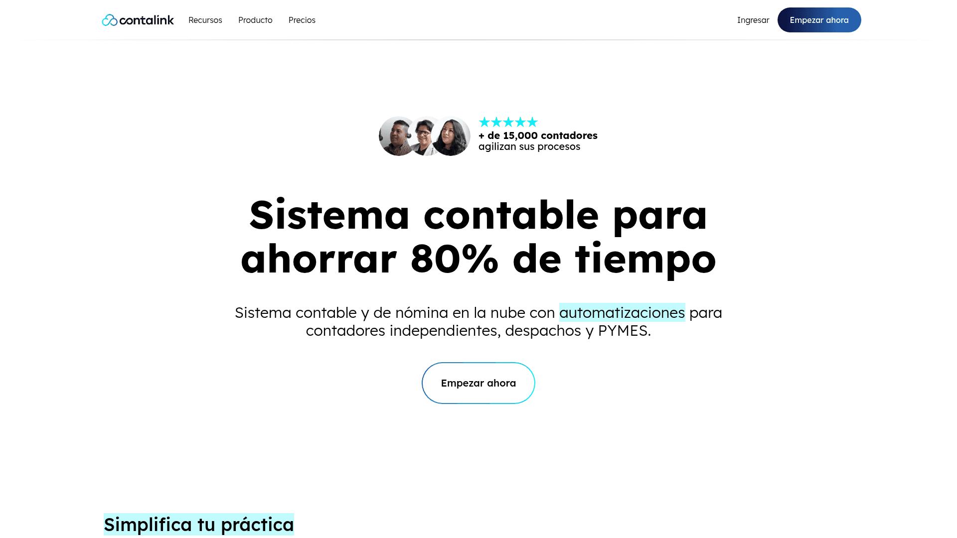 Contalink screenshot