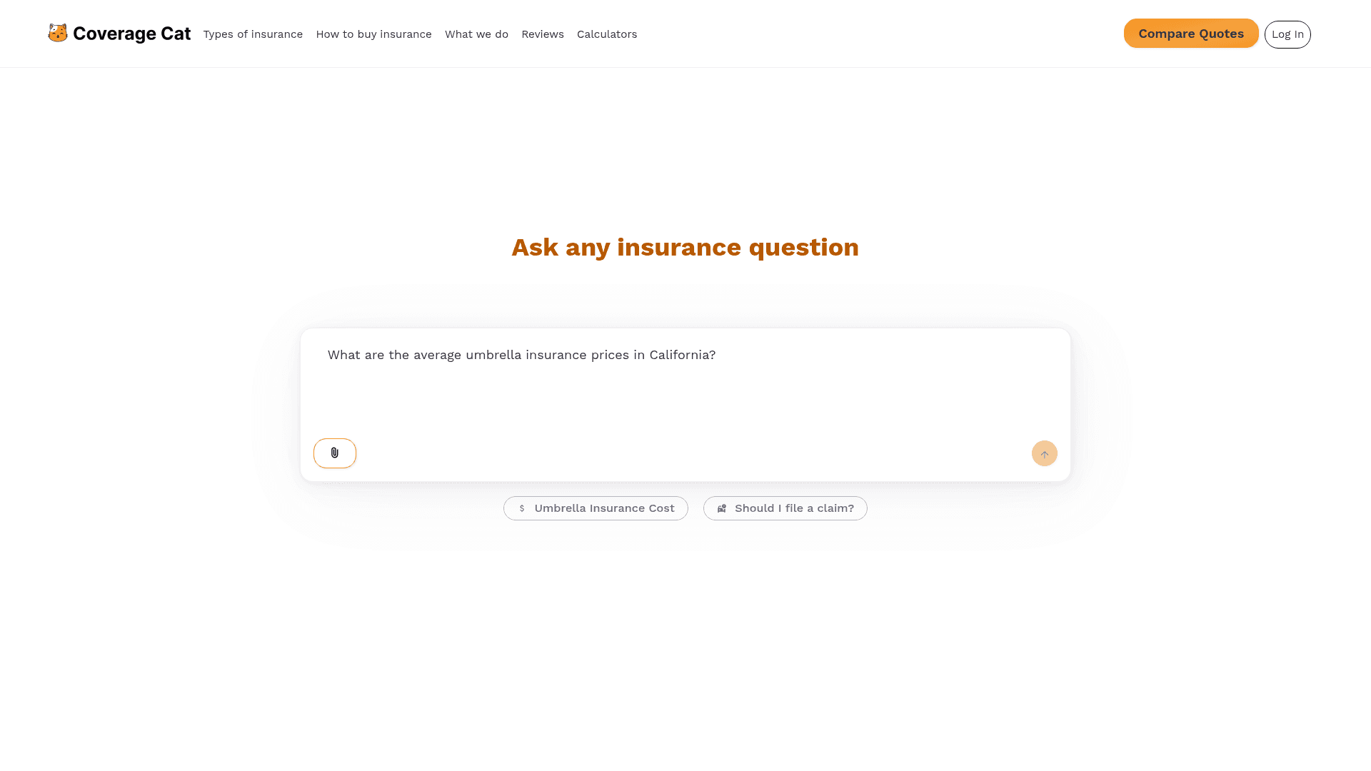 Coverage Cat screenshot