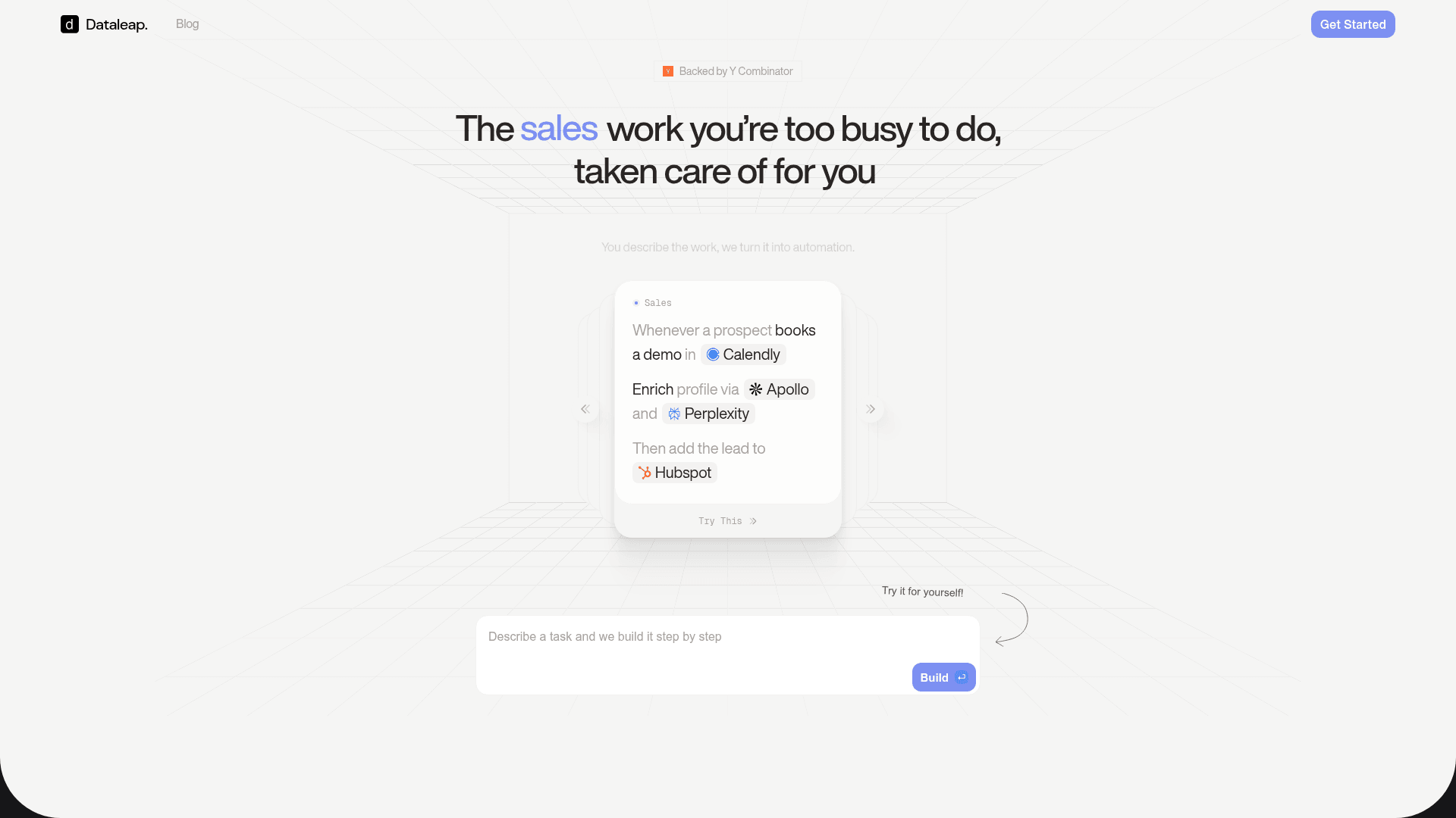 Dataleap screenshot