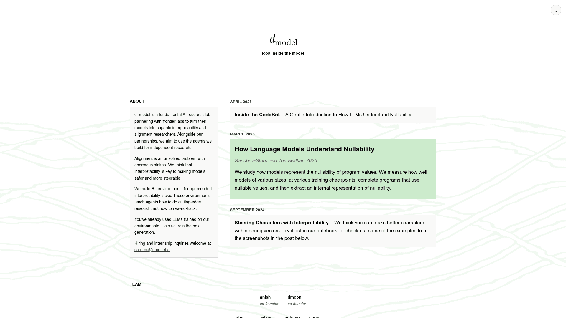 dmodel screenshot