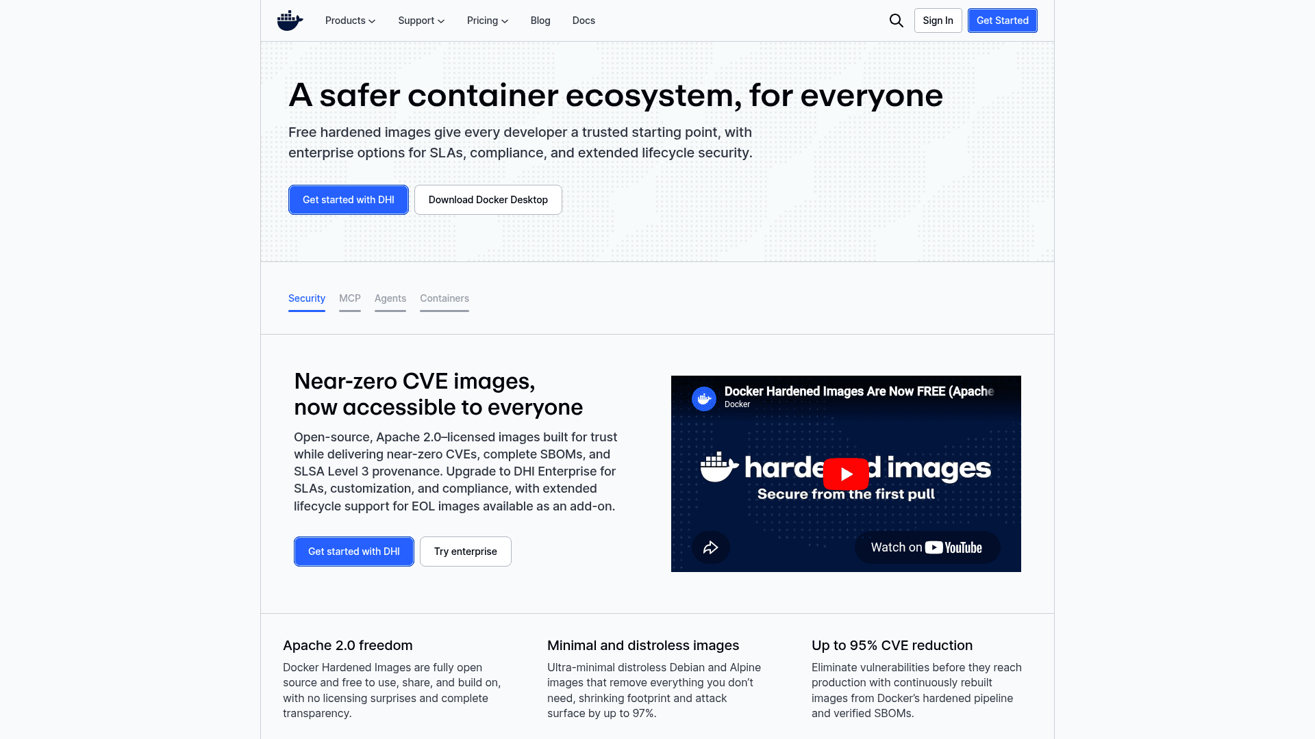 Docker screenshot