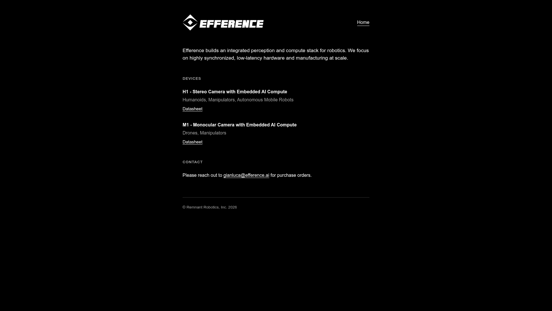 Efference screenshot