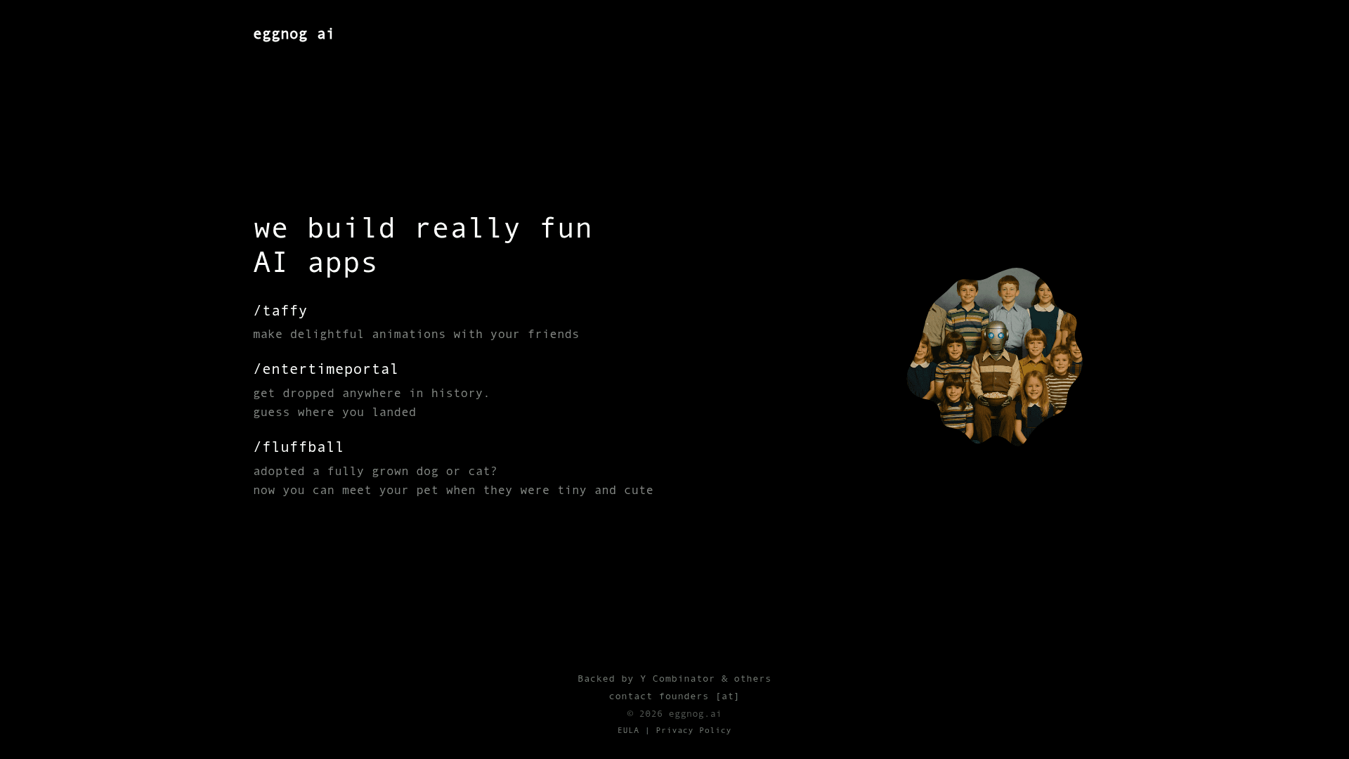 Eggnog screenshot