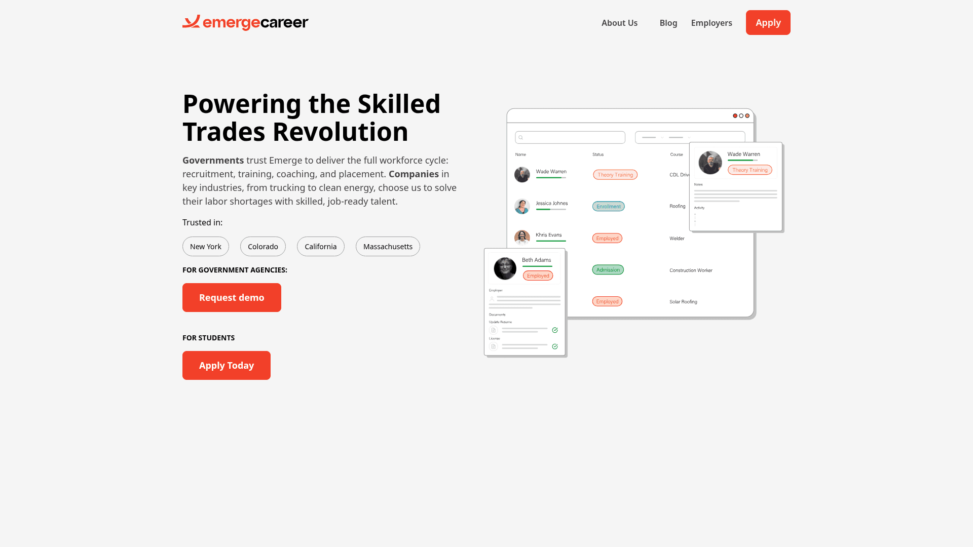 Emerge Career screenshot