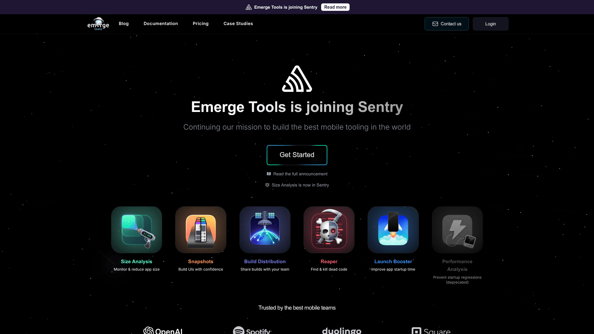 Emerge Tools screenshot