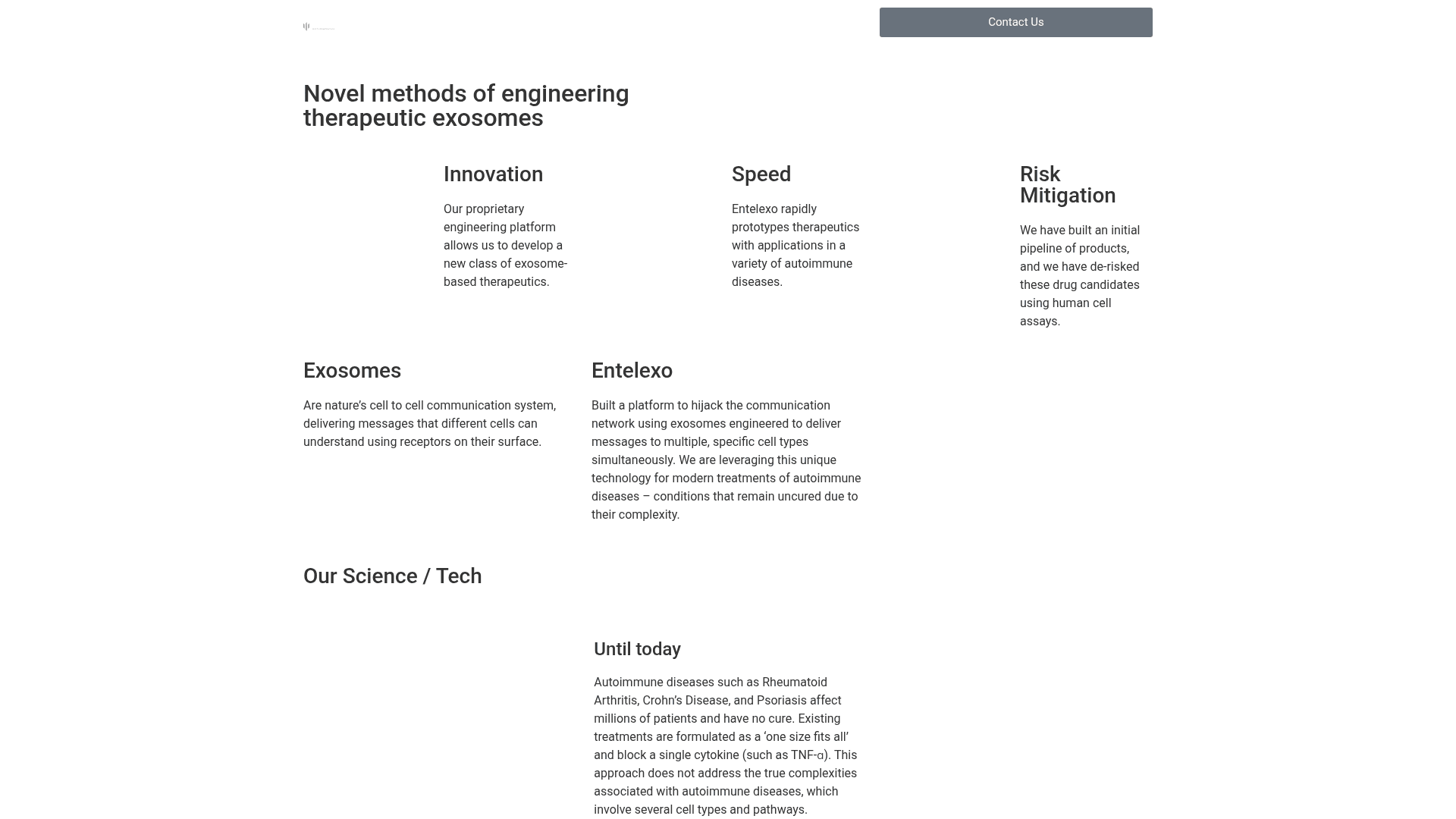 Entelexo Biotherapeutics screenshot