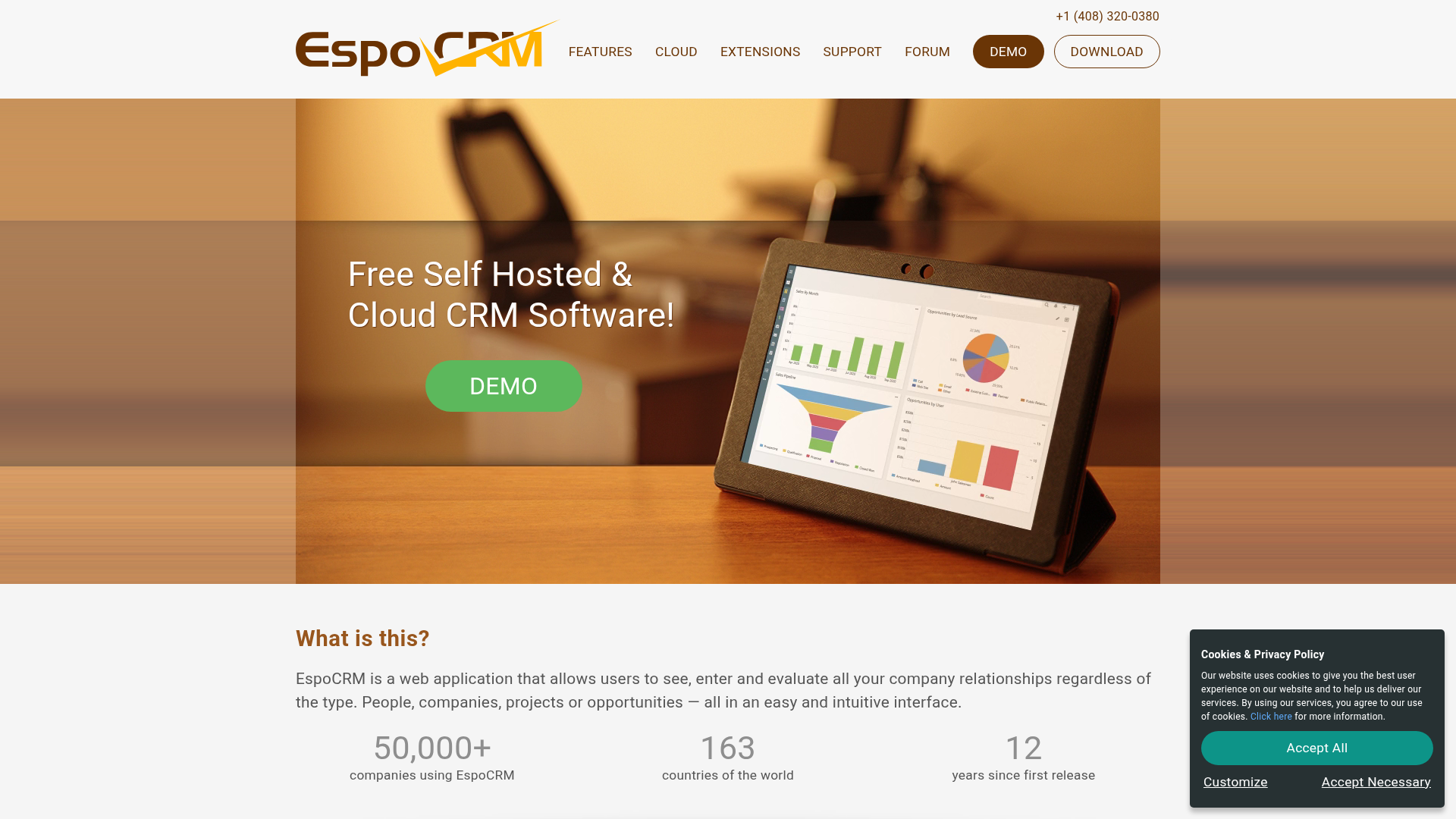 EspoCRM screenshot