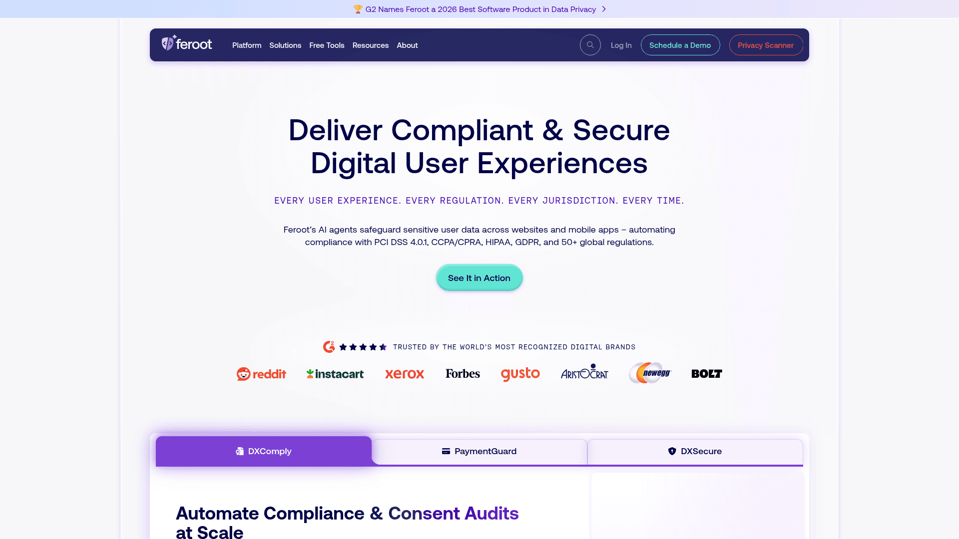 Feroot Security screenshot