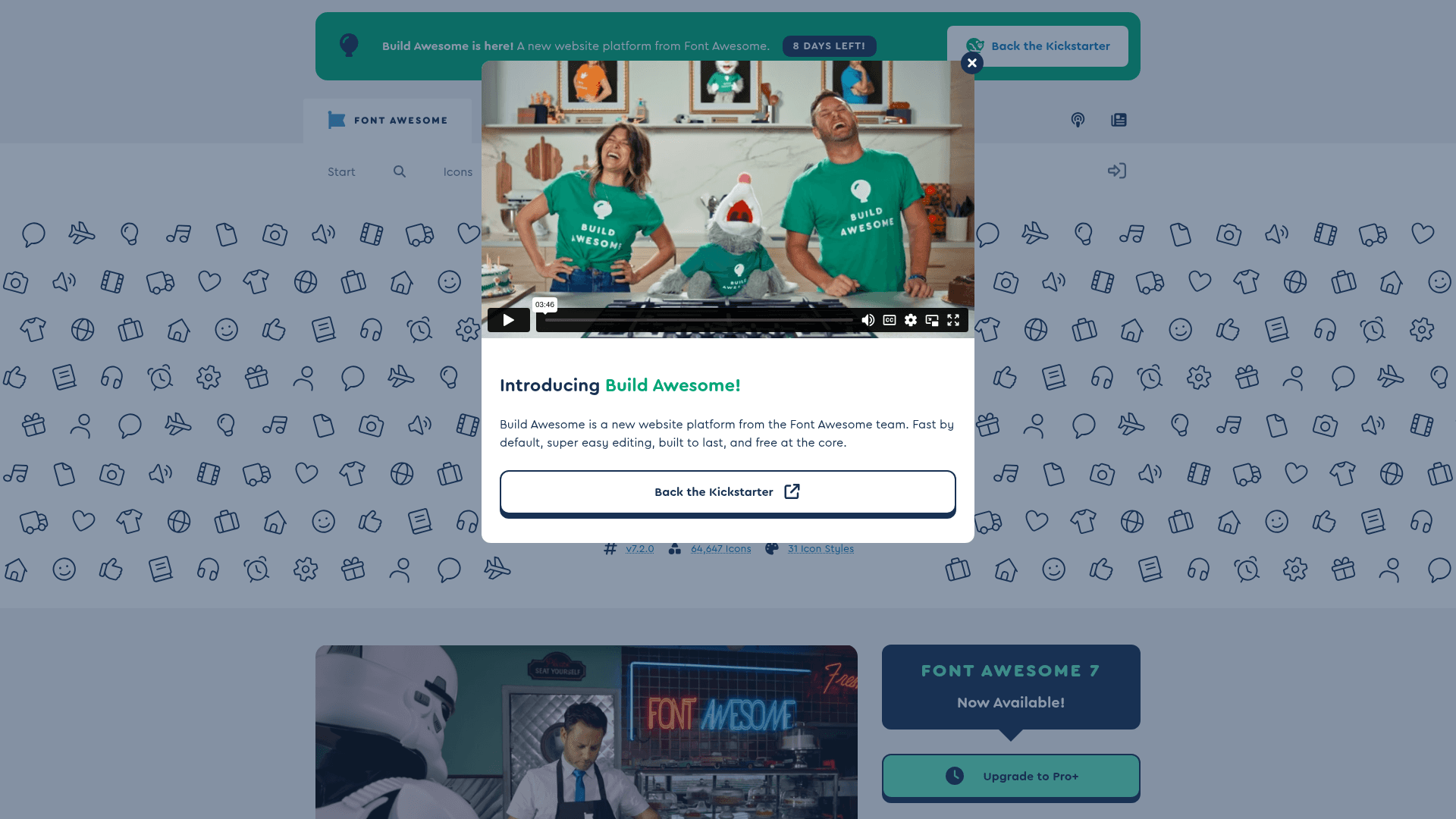 Font Awesome screenshot