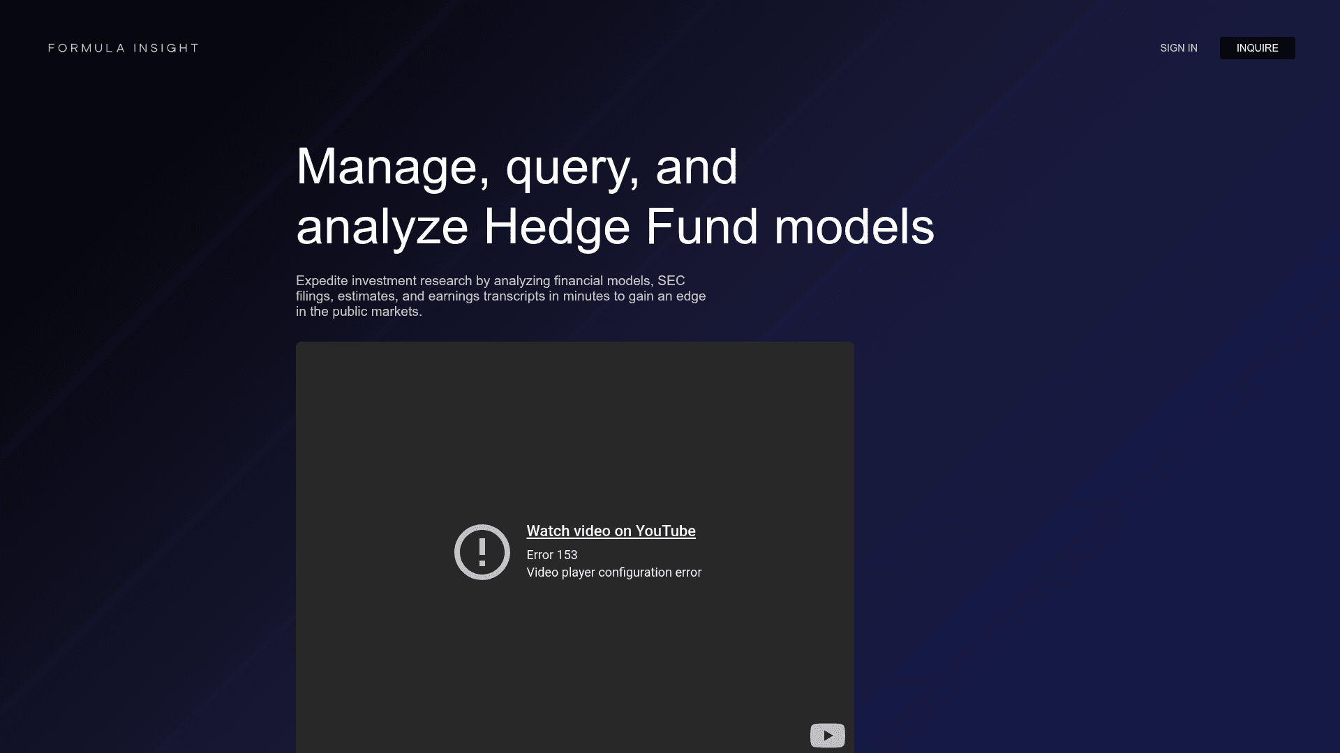 Formula Insight screenshot