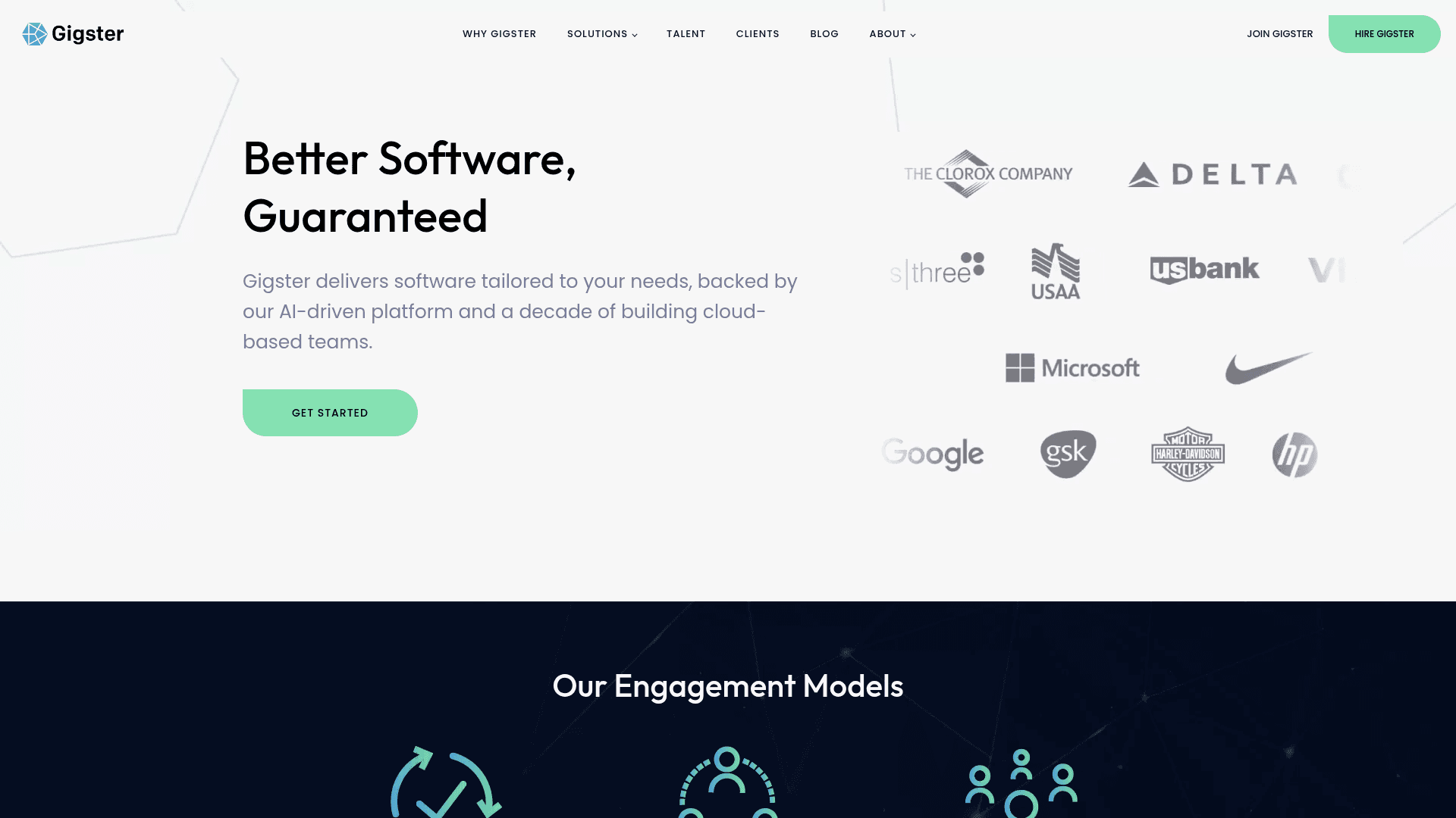 Gigster screenshot