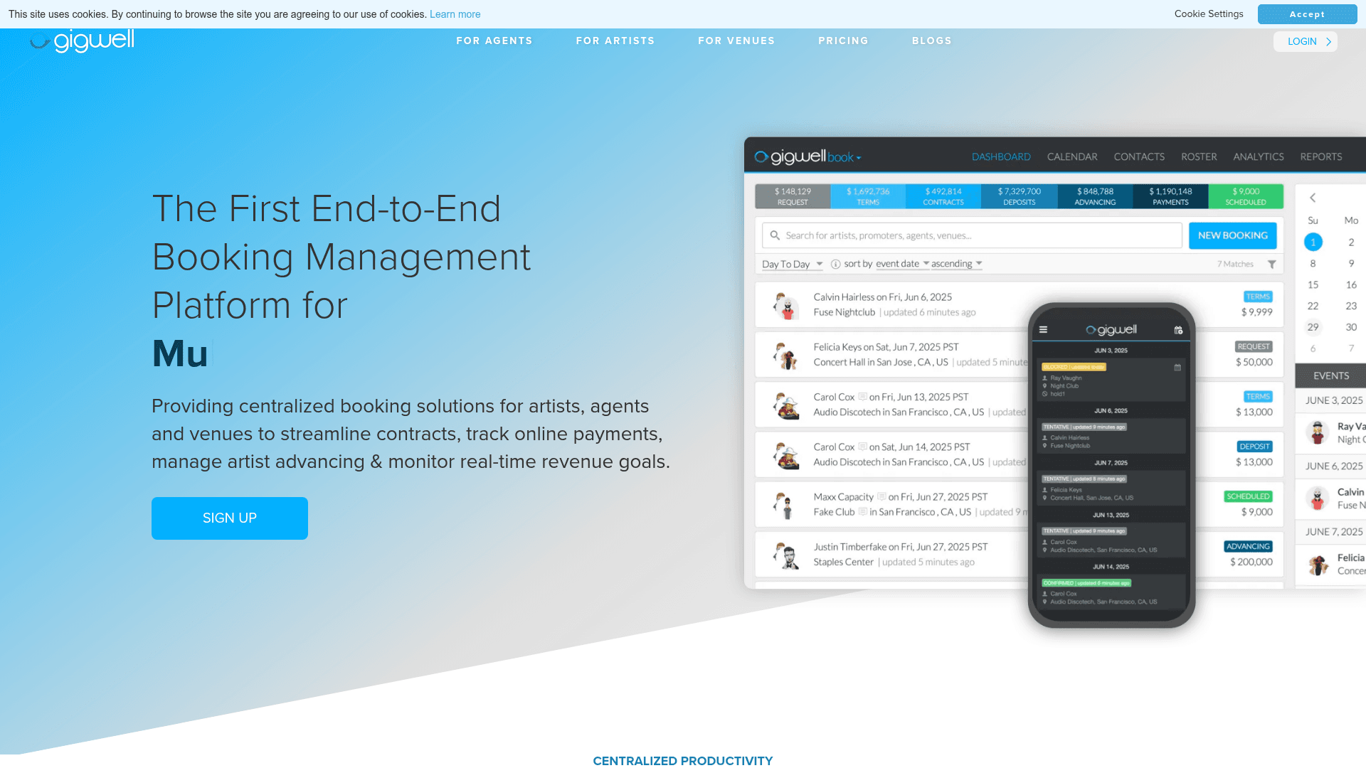 Gigwell screenshot