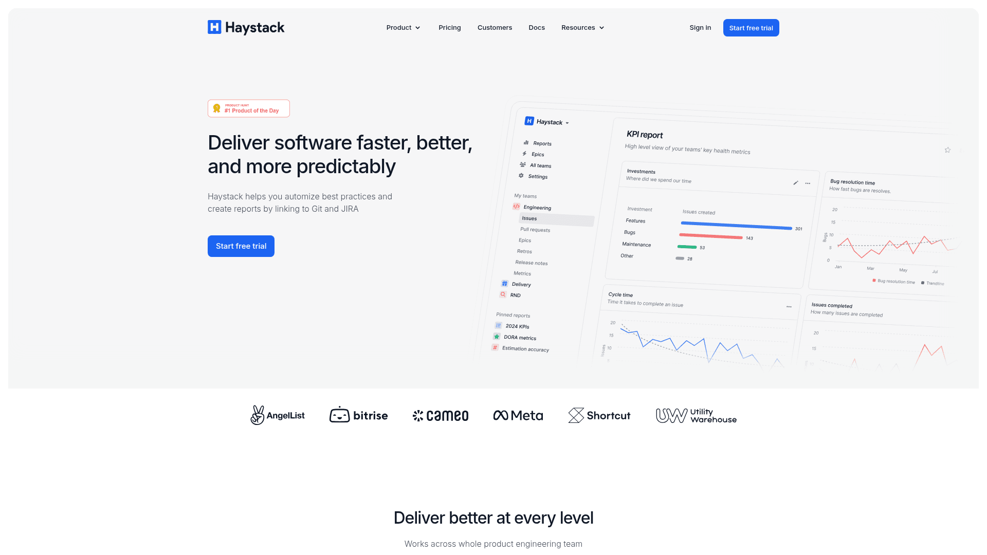 Haystack screenshot