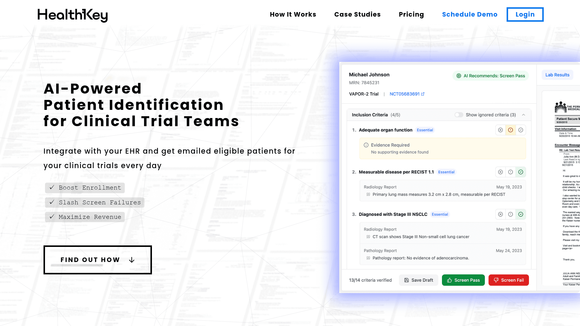 HealthKey screenshot