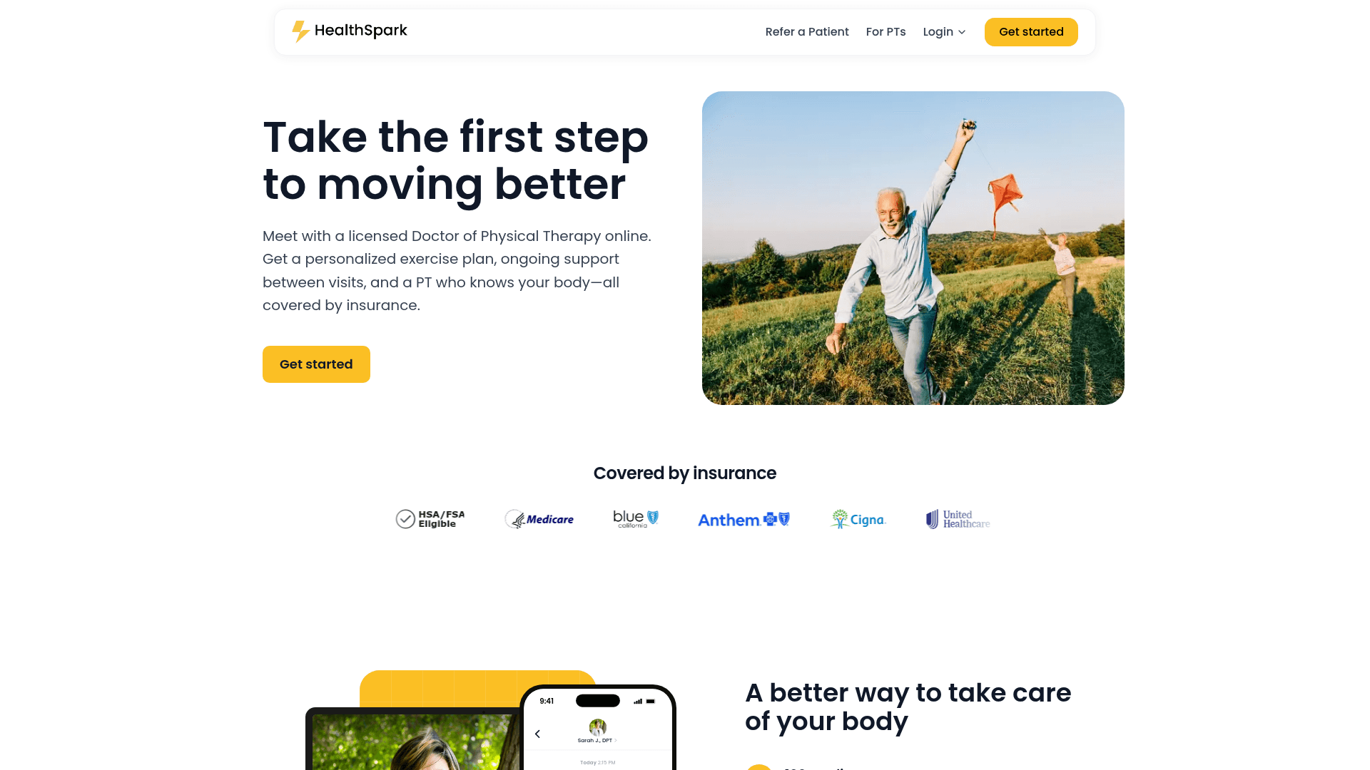 HealthSpark screenshot