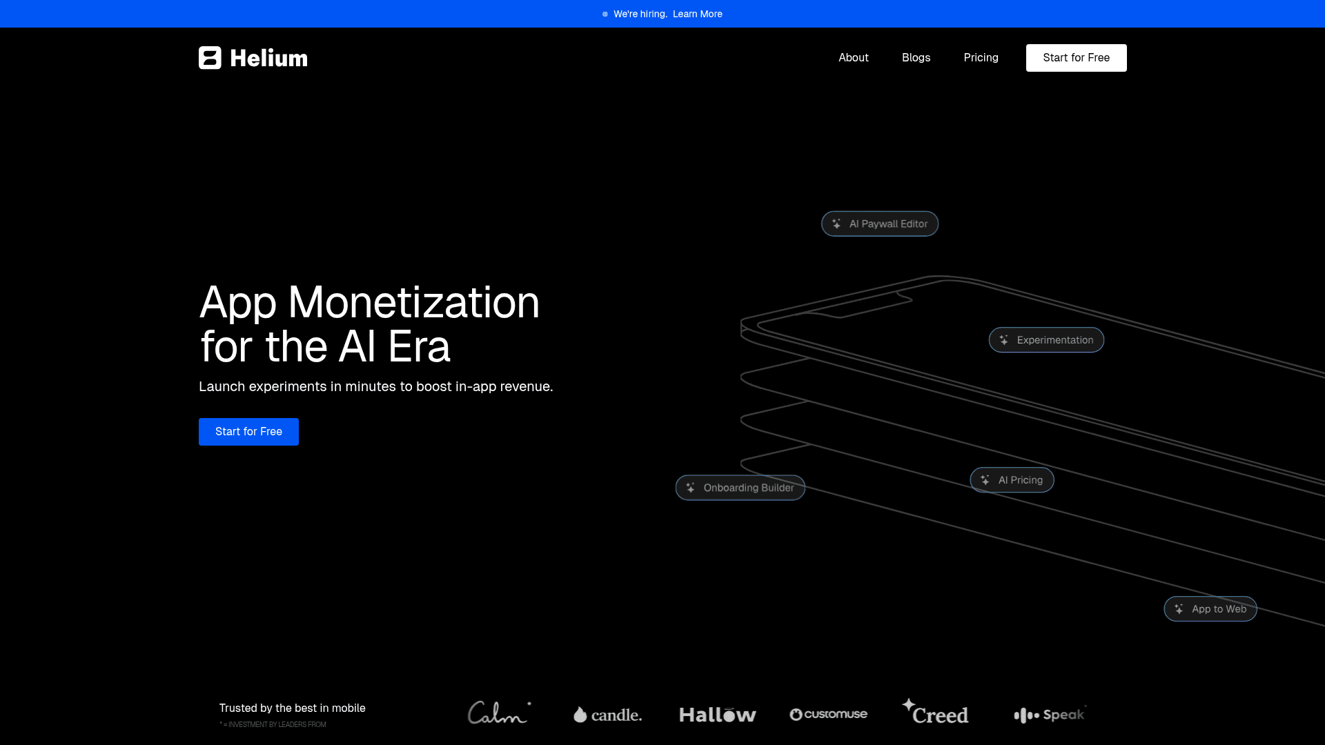 Helium screenshot