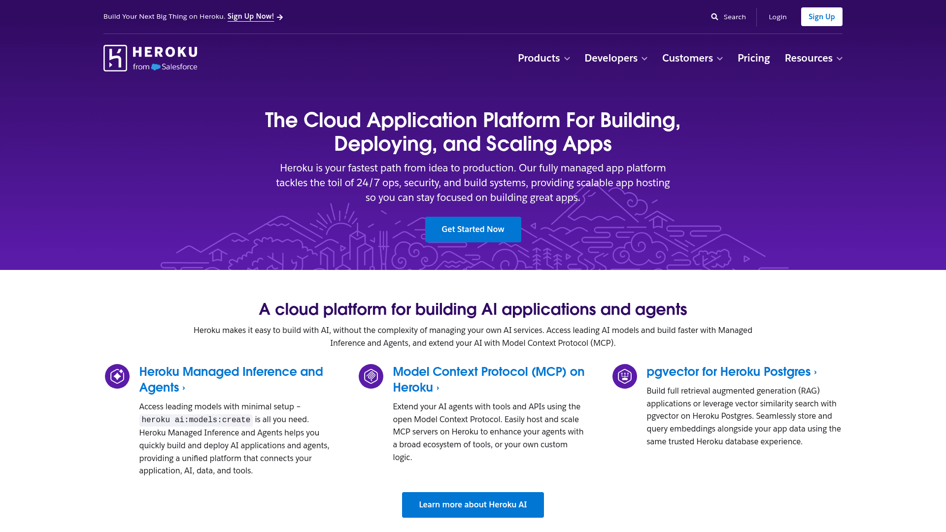 Heroku screenshot