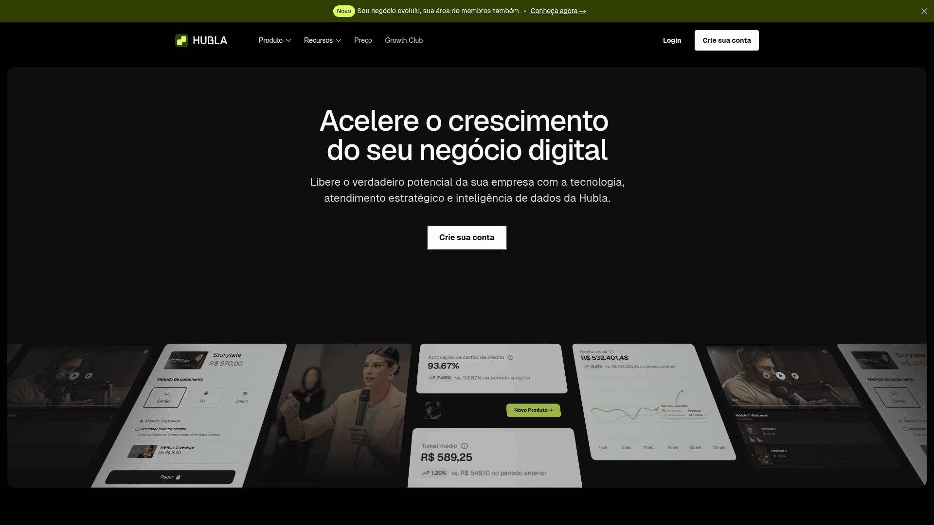 Hubla screenshot
