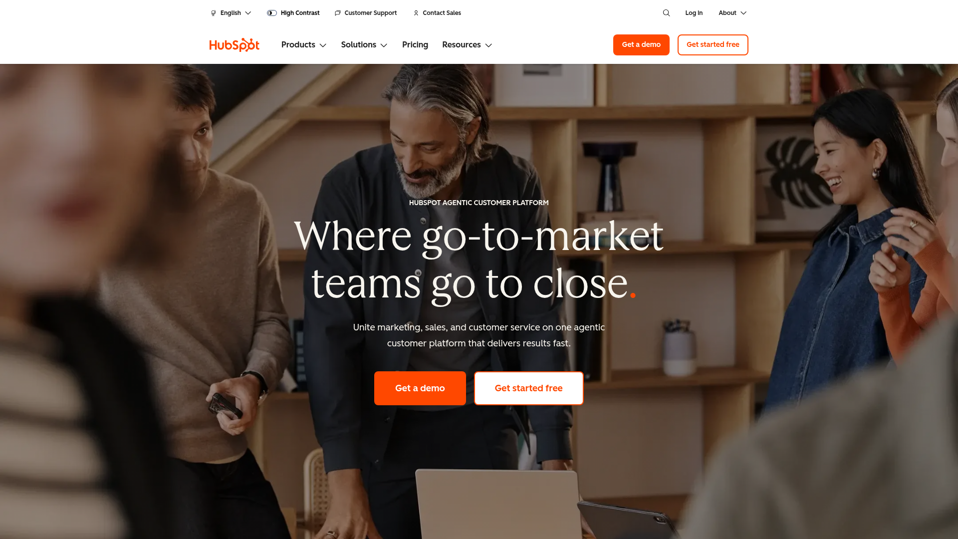 HubSpot screenshot