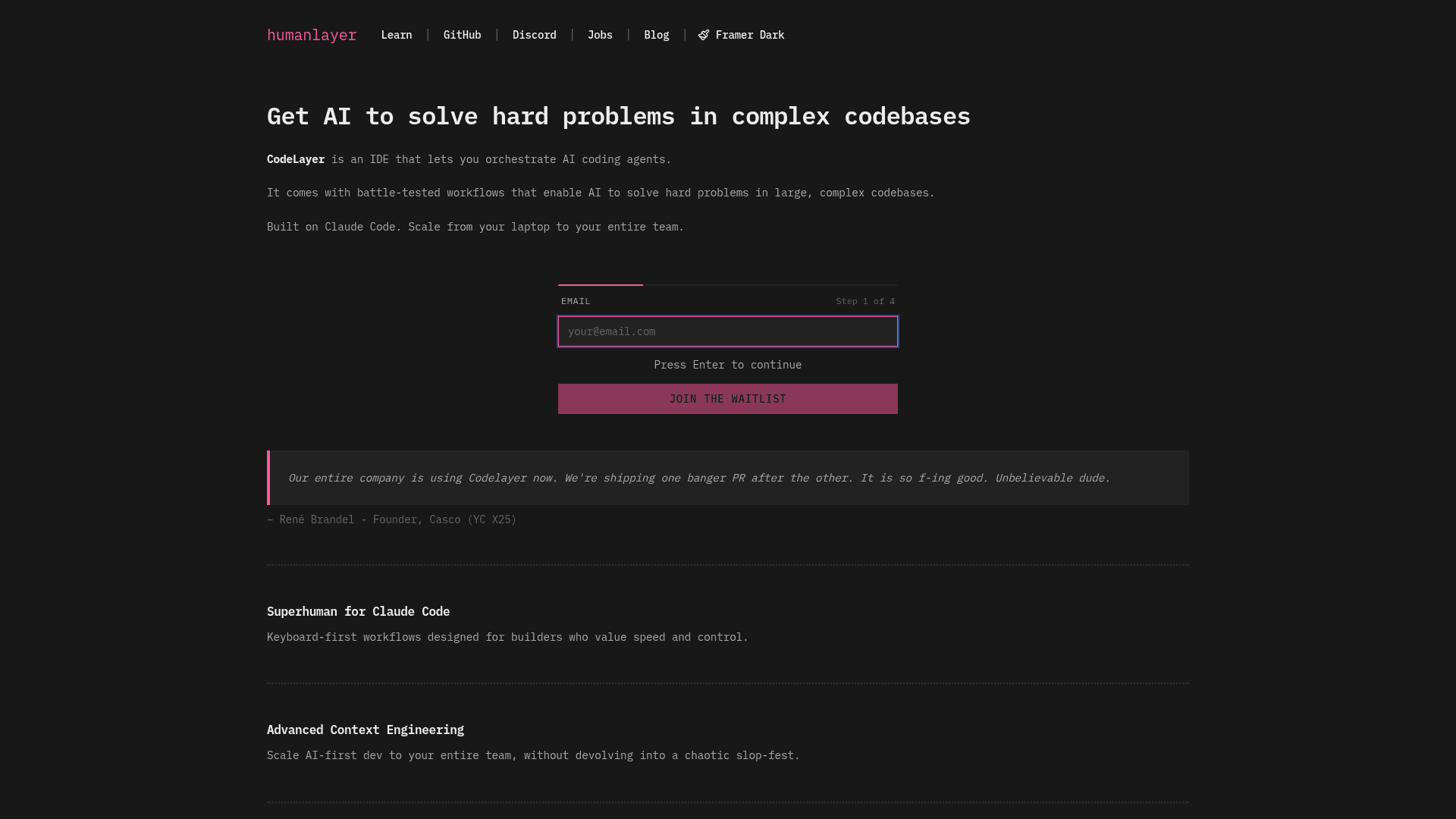 HumanLayer screenshot