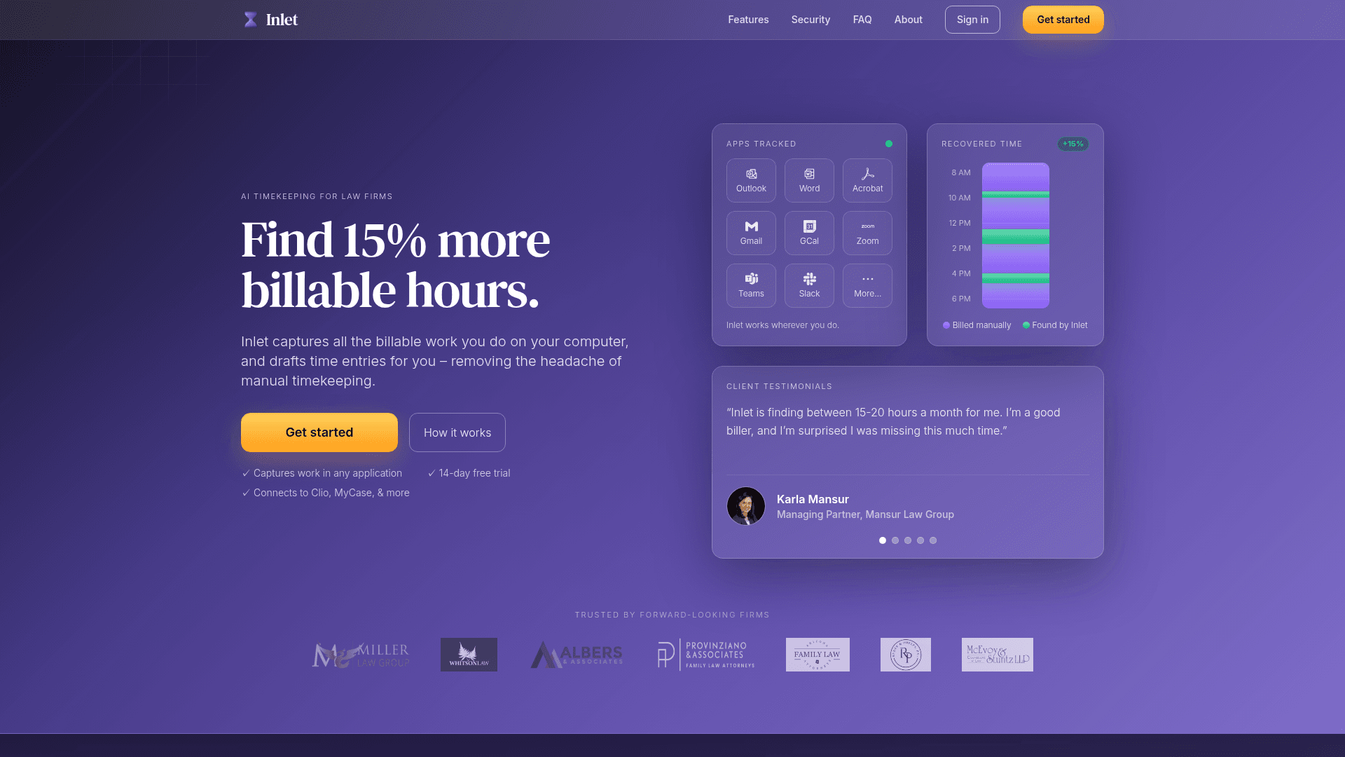 Inlet screenshot