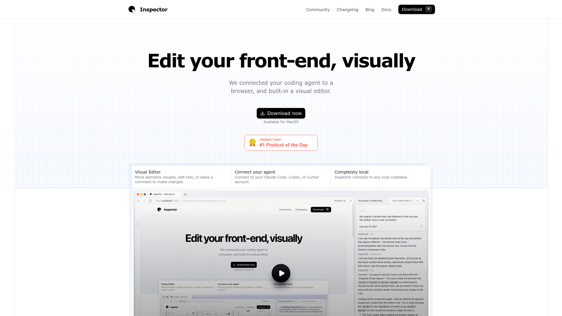 Inspector screenshot
