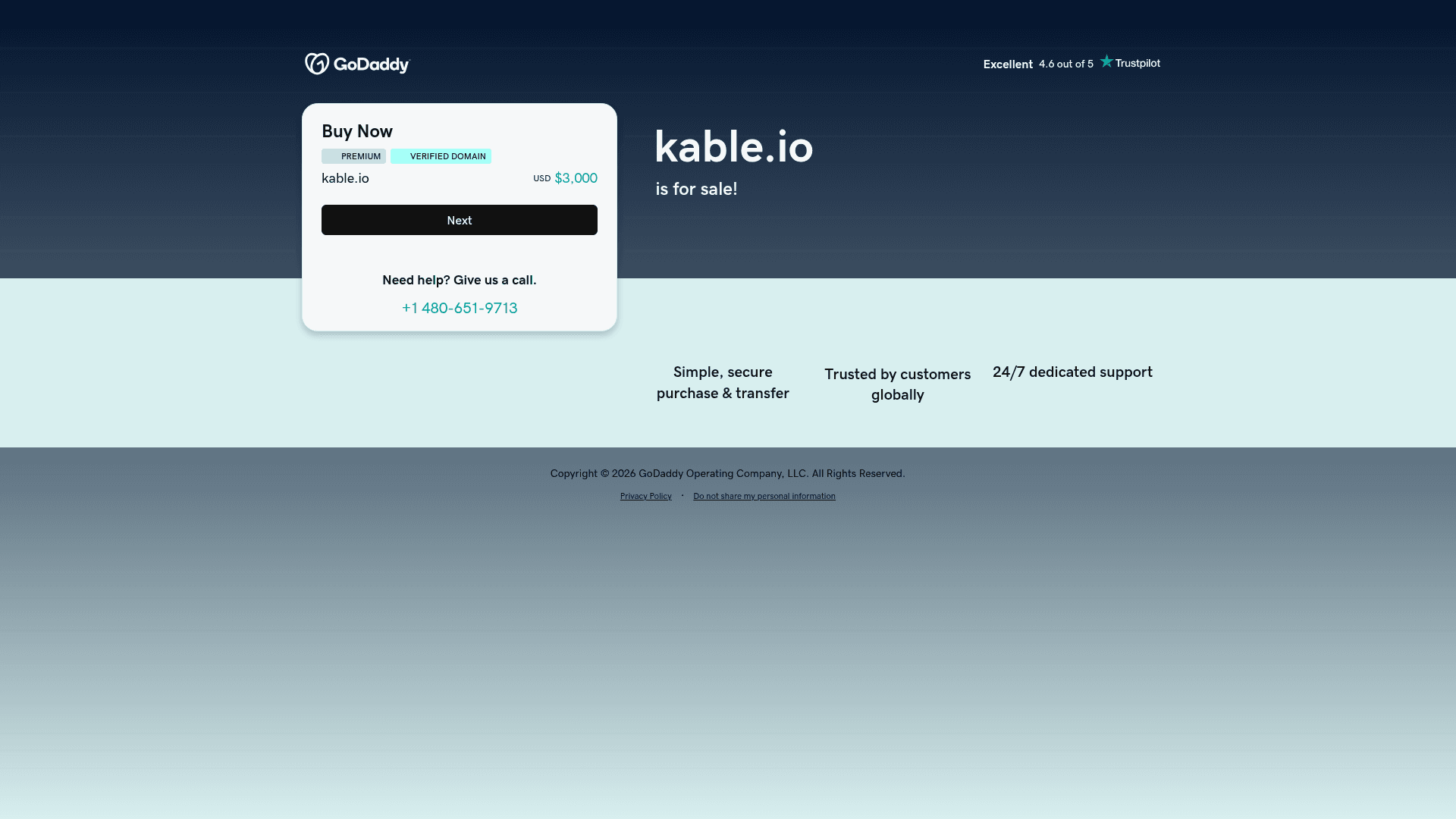 Kable screenshot