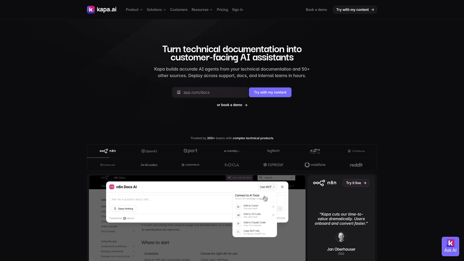 kapa.ai screenshot