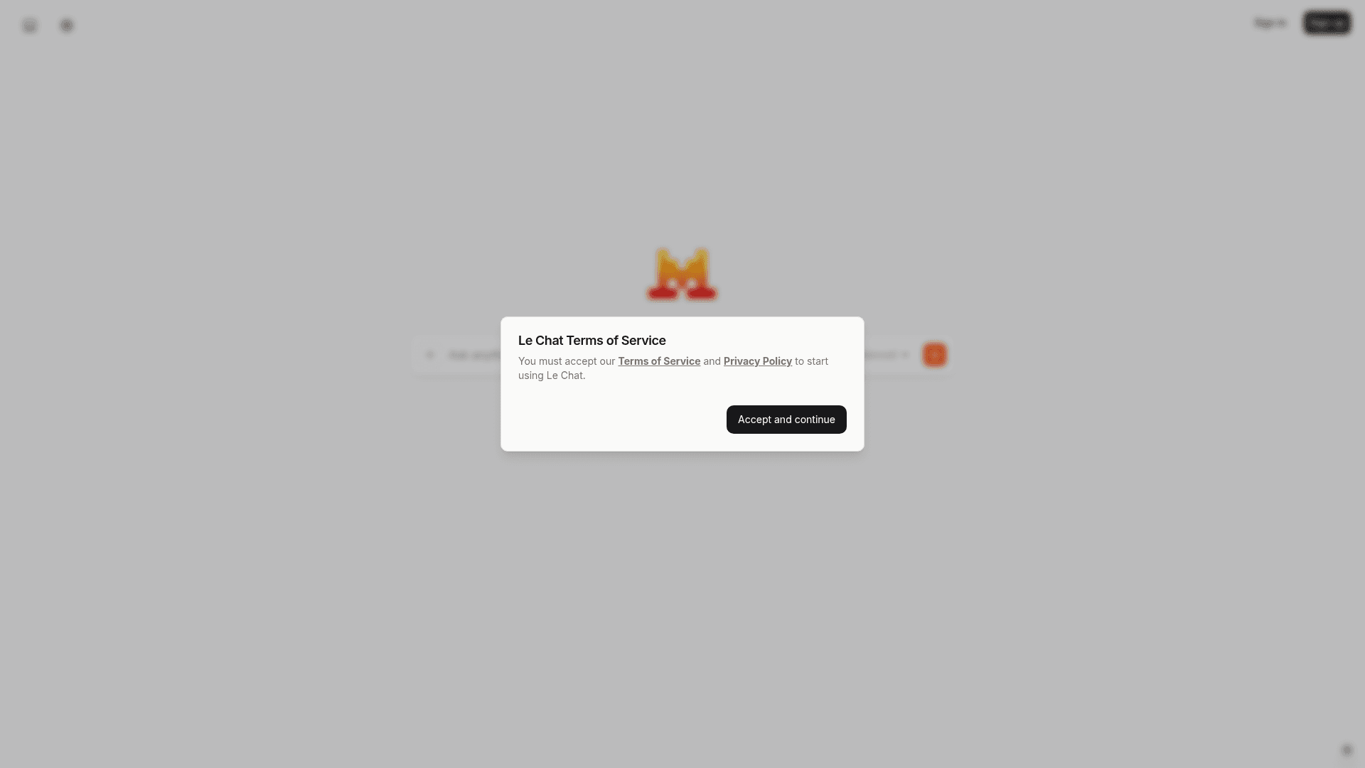 Le Chat screenshot