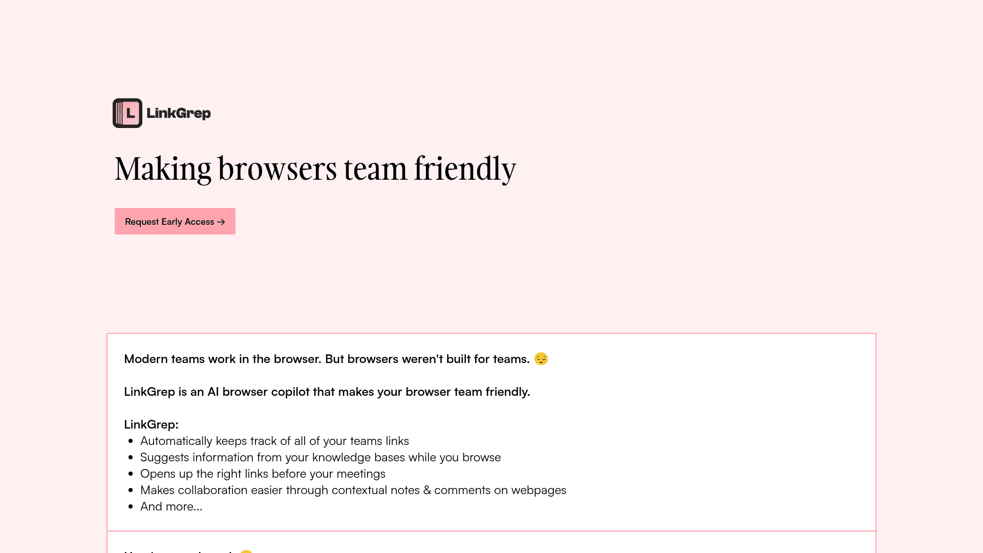 LinkGrep screenshot