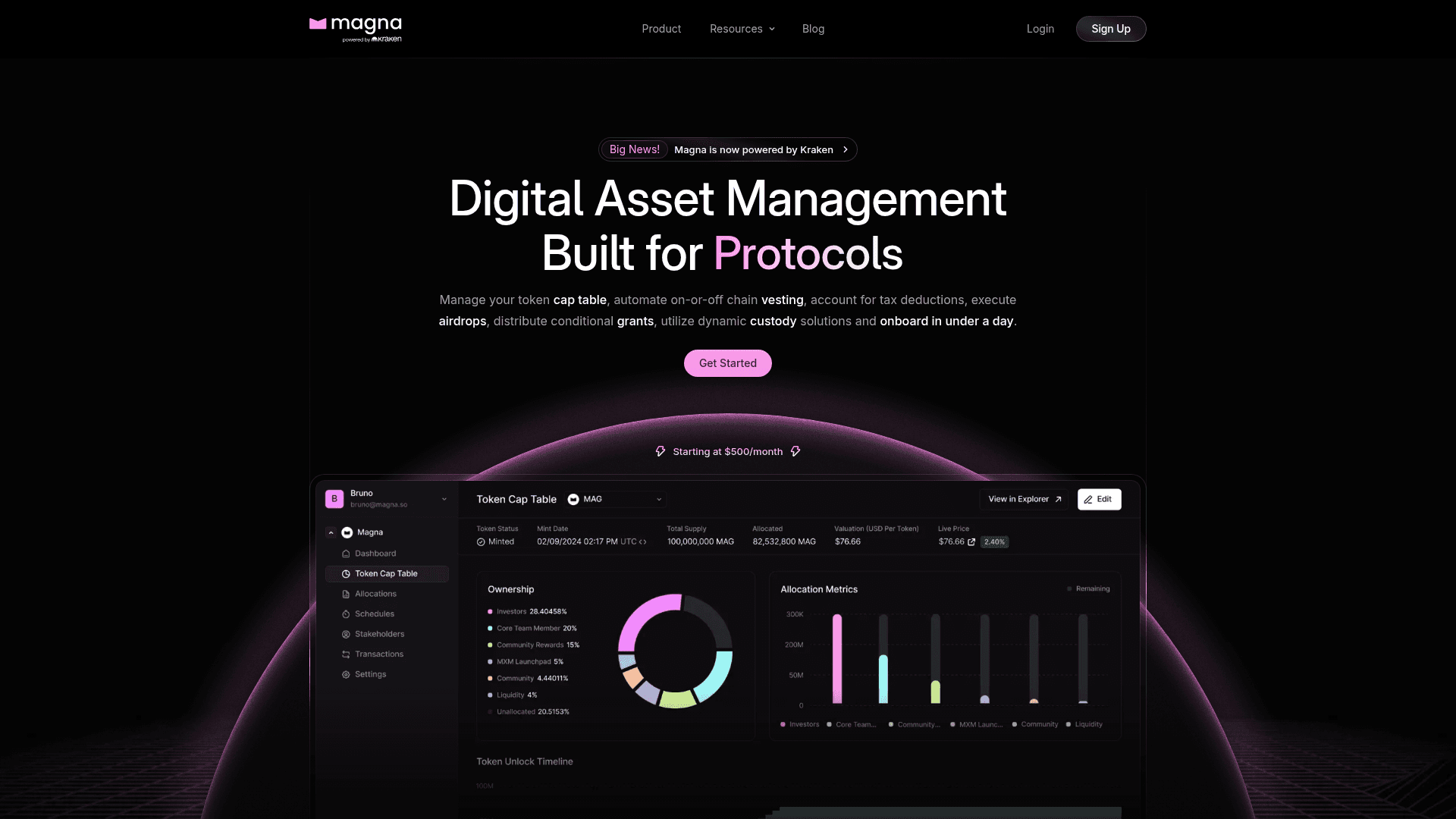 Magna screenshot