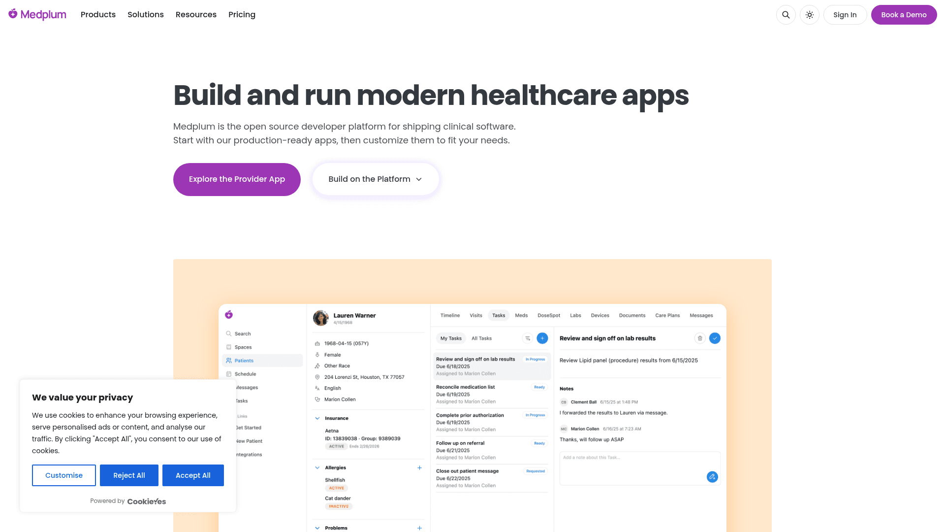 Medplum screenshot