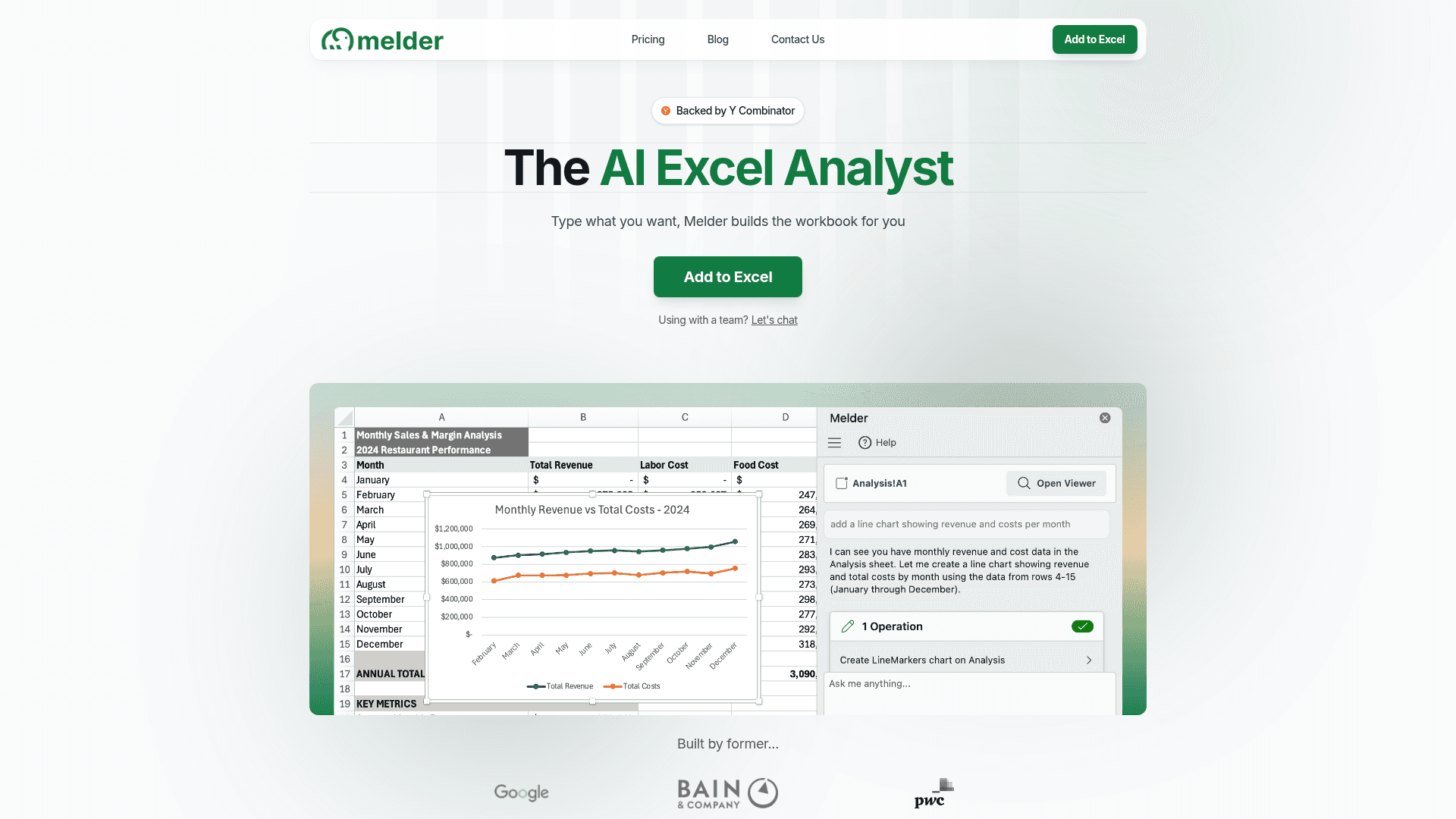 Melder screenshot