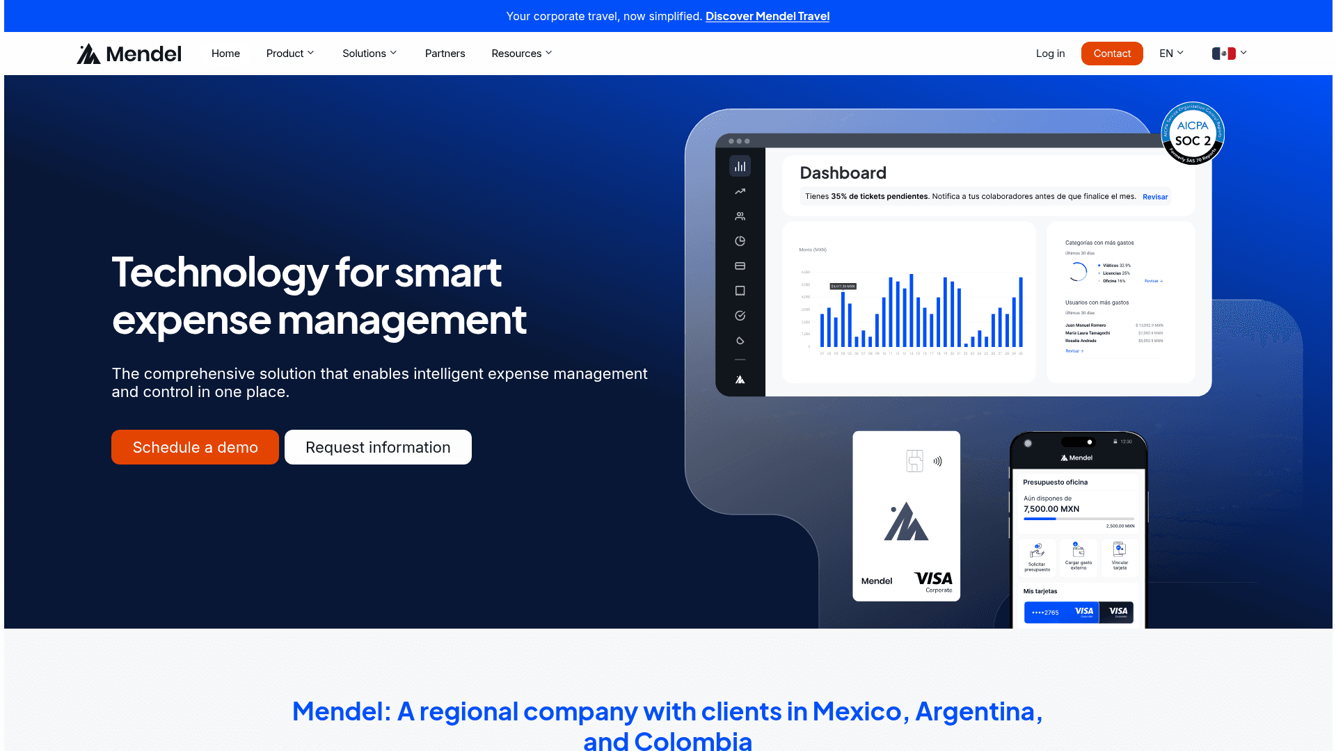 Mendel screenshot