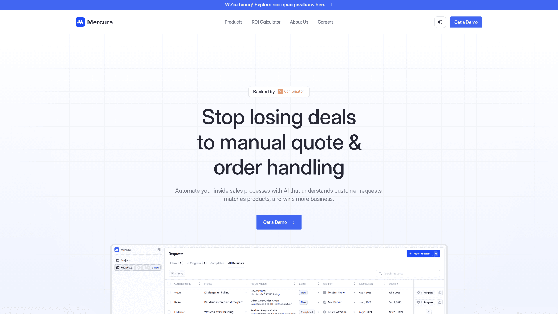 Mercura screenshot